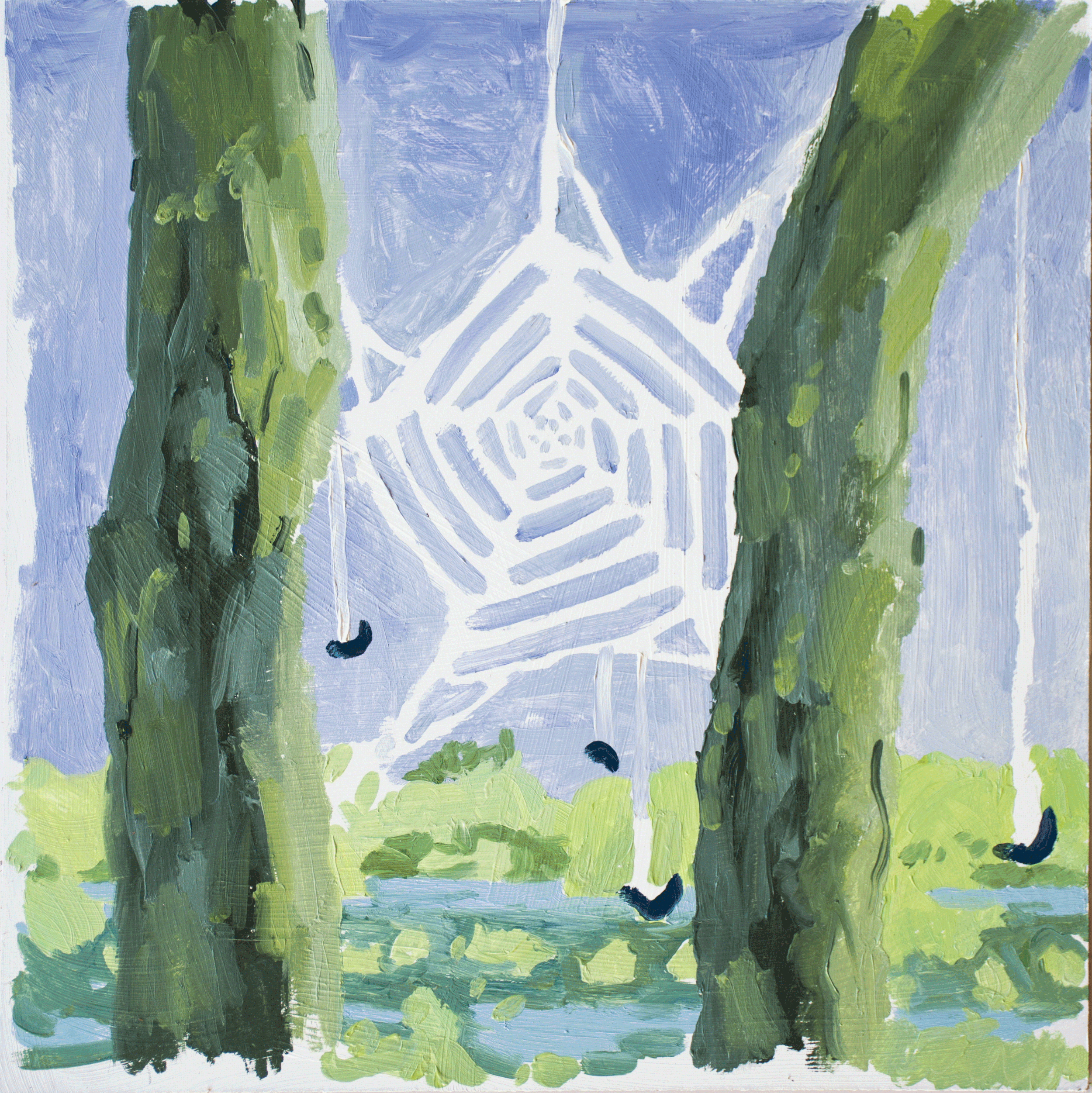 Esteban Cabeza de Baca
 Fertile Light , 2017
Oil on panel
12 x 12 in | 30.5 x 30.5 cm