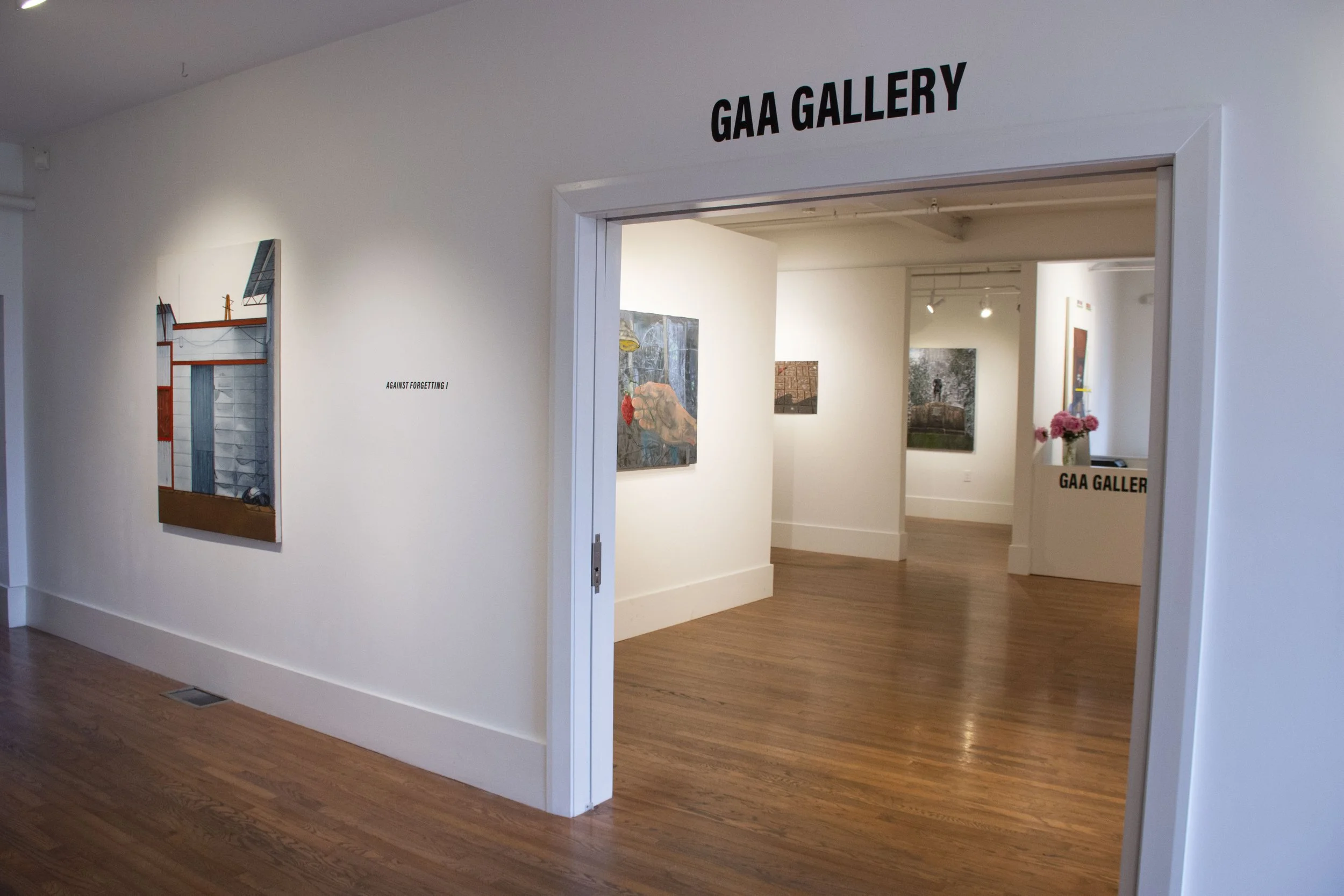 Installation view,  Against Forgetting I , 2018