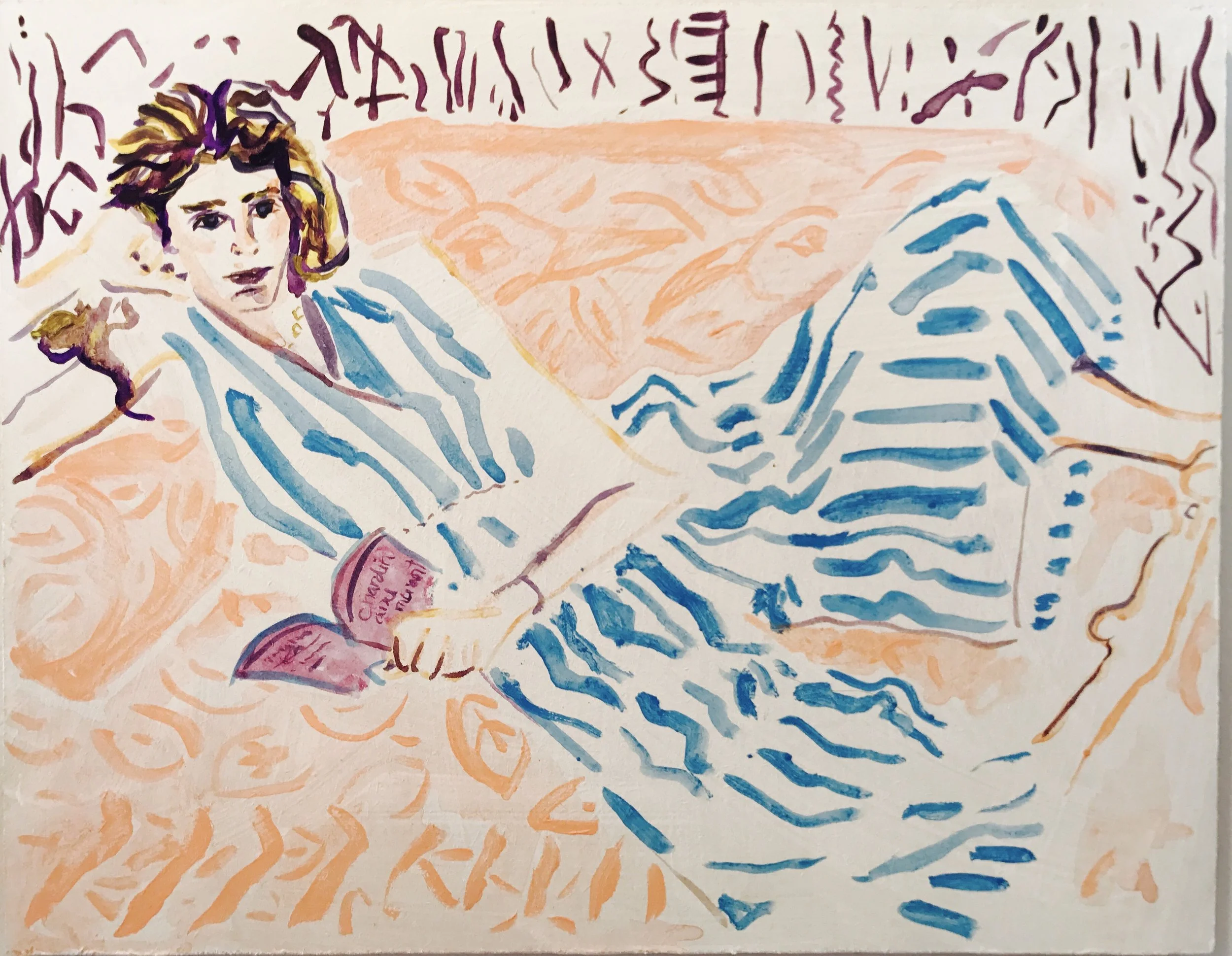 Heidi Howard
 Victoria in Venice , 2017
Acrylic on board
9 1/2 x 12 in | 24 x 30 cm