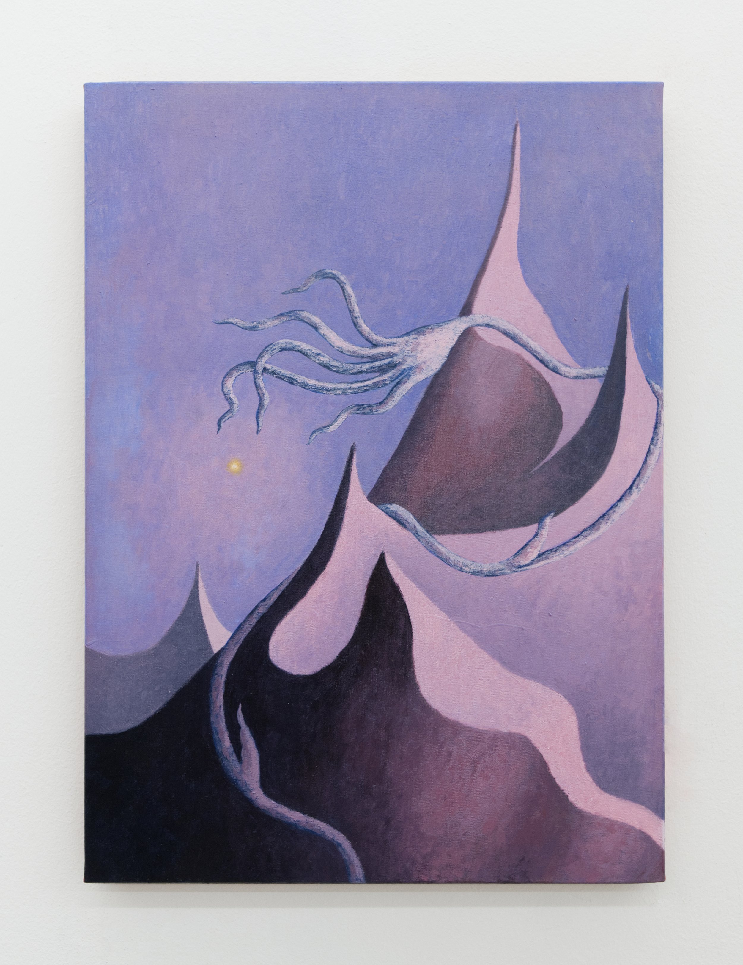  Mevlana Lipp 
 Ambition , 2026
Acrylic on canvas in artist made frame
18 1/8 x 13 in | 46 x 33 cm
24 1/4 x 19 1/8 in (framed) | 61.5 x 48.5 cm (framed)