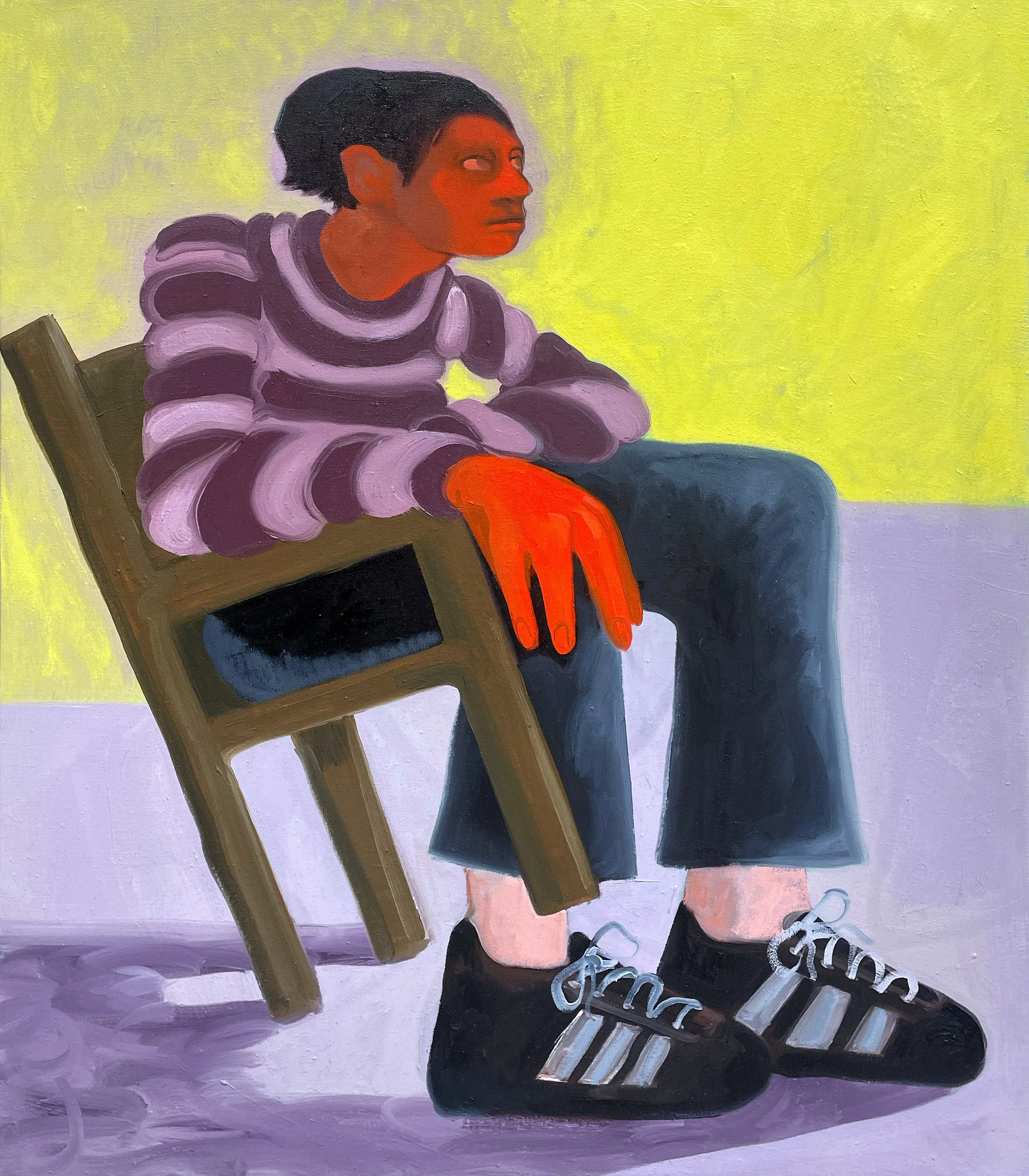  Tilting Glow , 2025
Oil on canvas
31 1/2 x 27 1/2 in | 80 x 70 cm