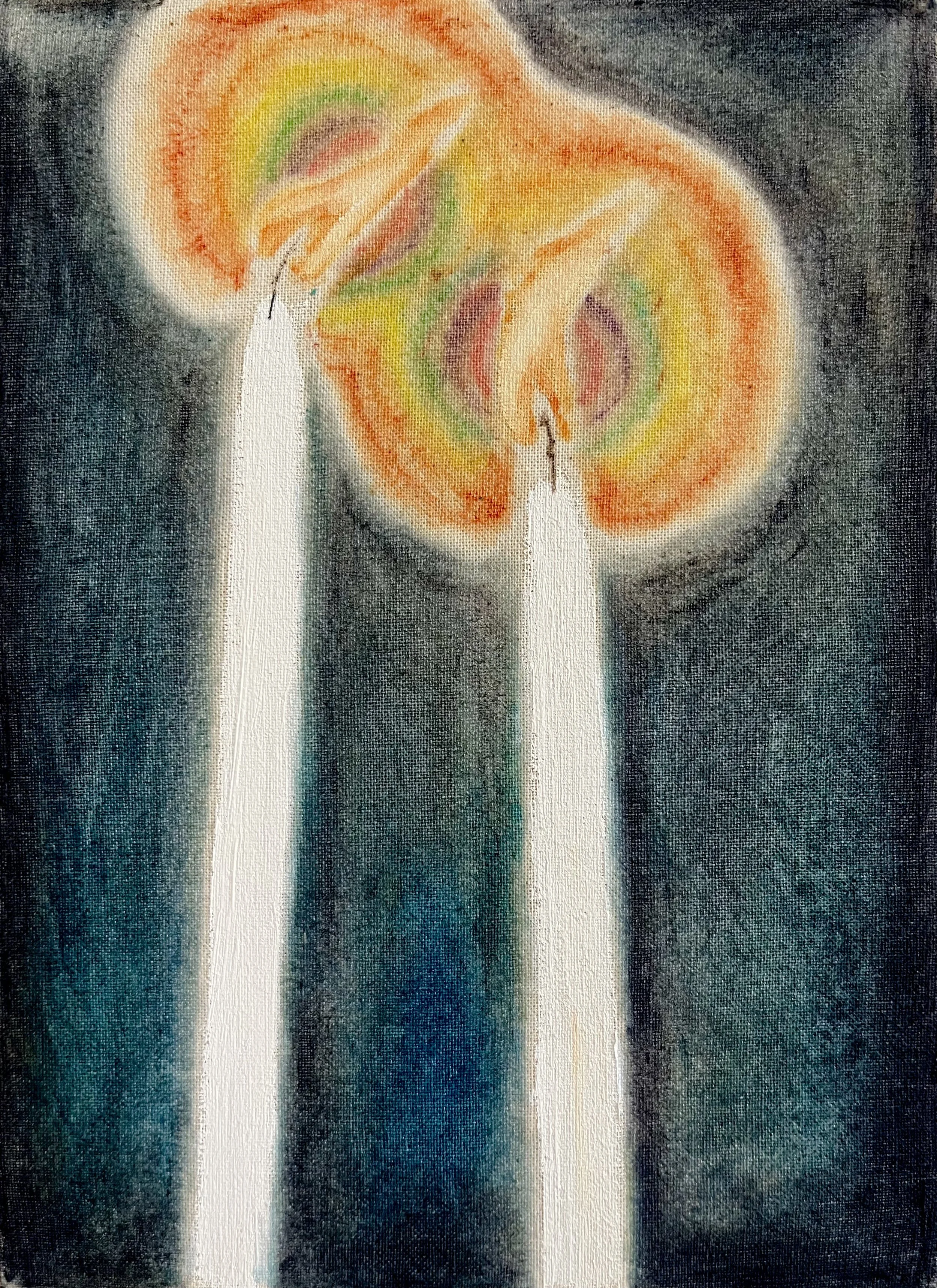 Johanna Seidel
 Before you knew yourself , 2026
Oil on canvas
7 1/2 x 5 1/2 in | 19 x 14 cm
