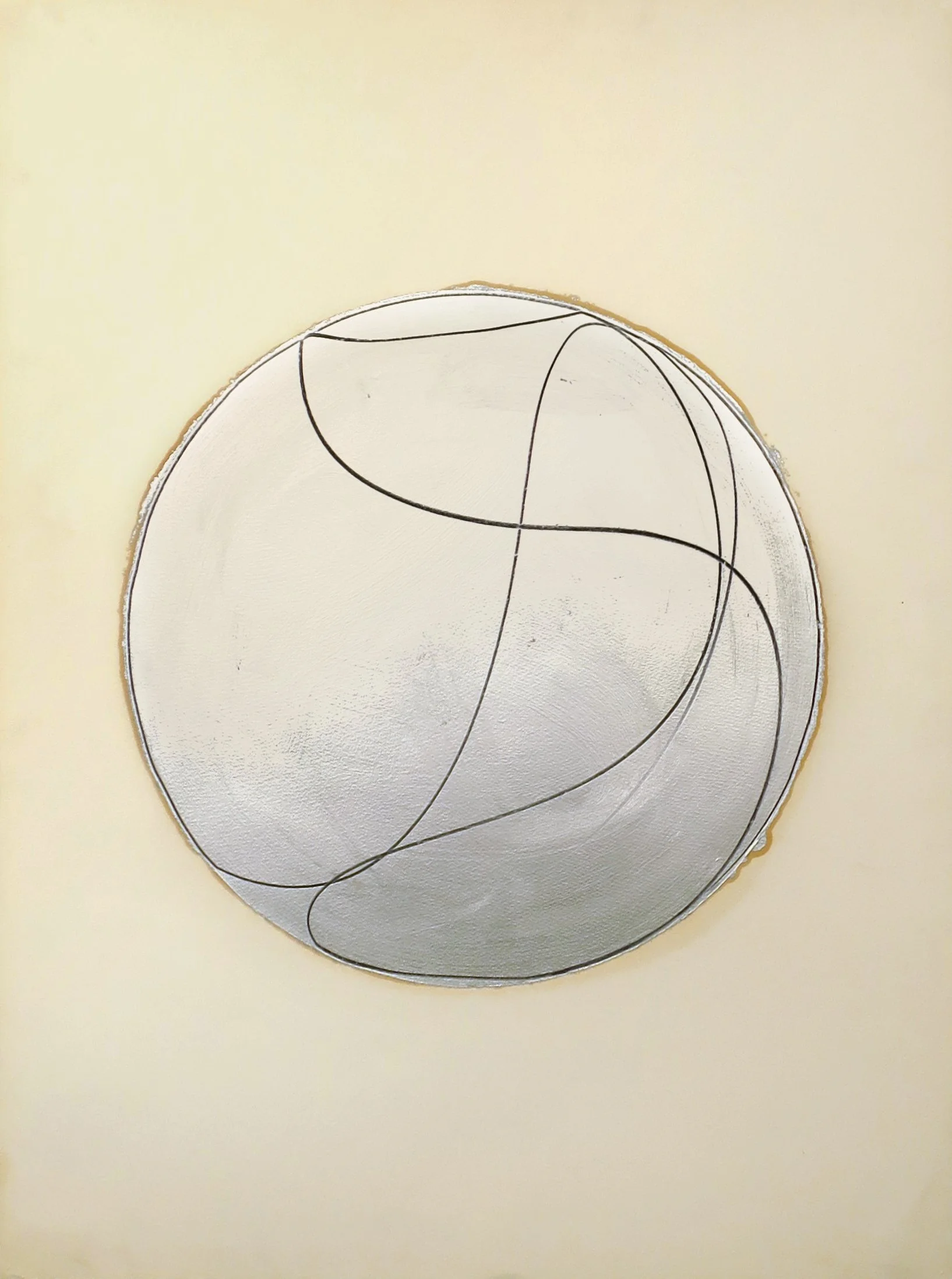  Gesture Project , 1981
Aluminum paint and graphite on paper
30 x 22 1/3 in | 76 x 56.5 cm
32 x 24 1/2 in (framed) | 81 x 62 cm (framed)