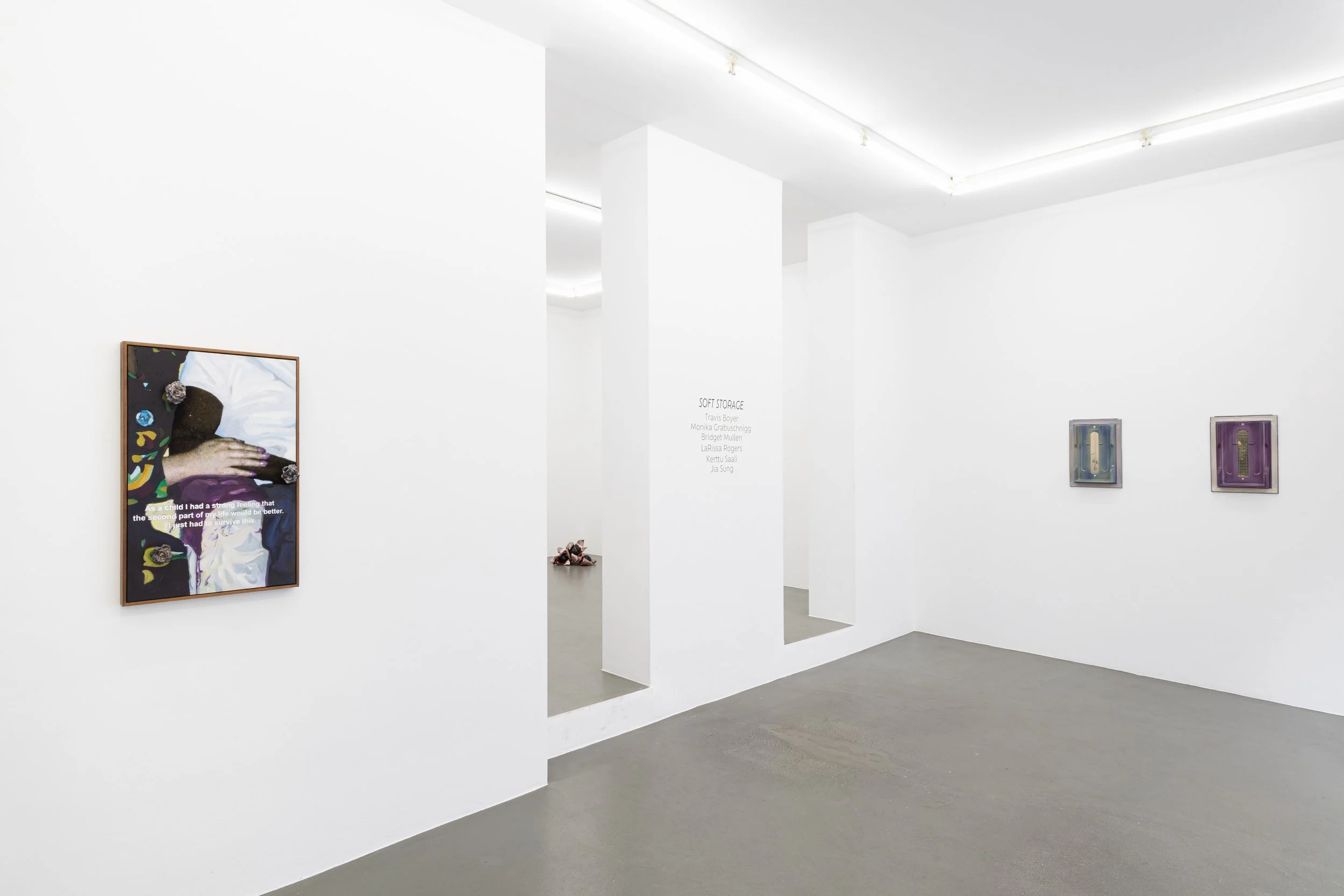 Installation view,  Soft Storage , 2026
