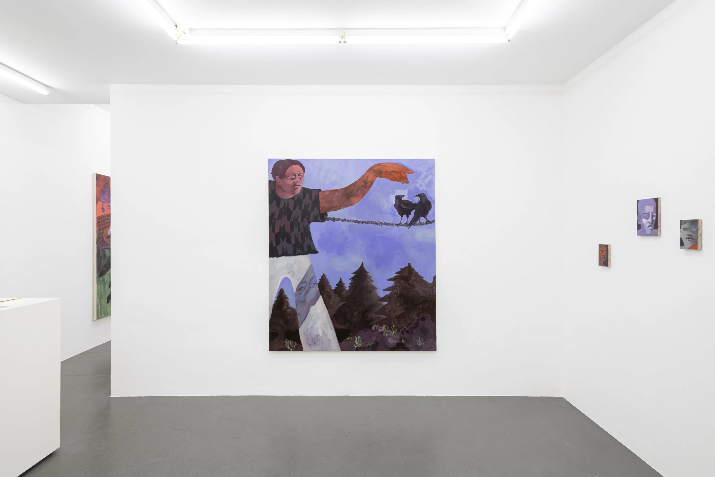 Installation view,  Tricksters II , 2025. Photo by Oskar Lee.