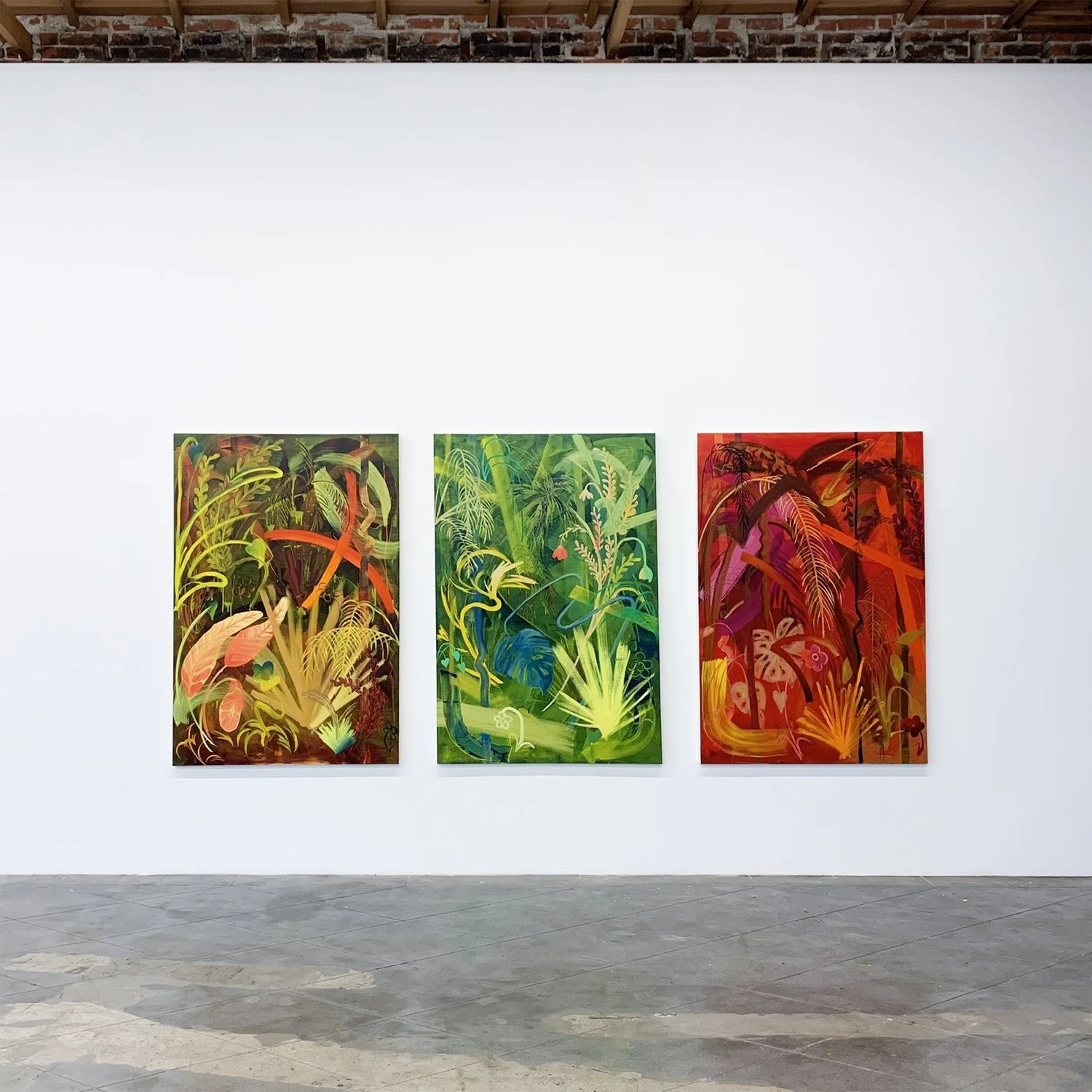  Untitled (Jungle 1-3) , 2022
Oil on canvas
121.9 x 182.8 cm / 48 x 72 in