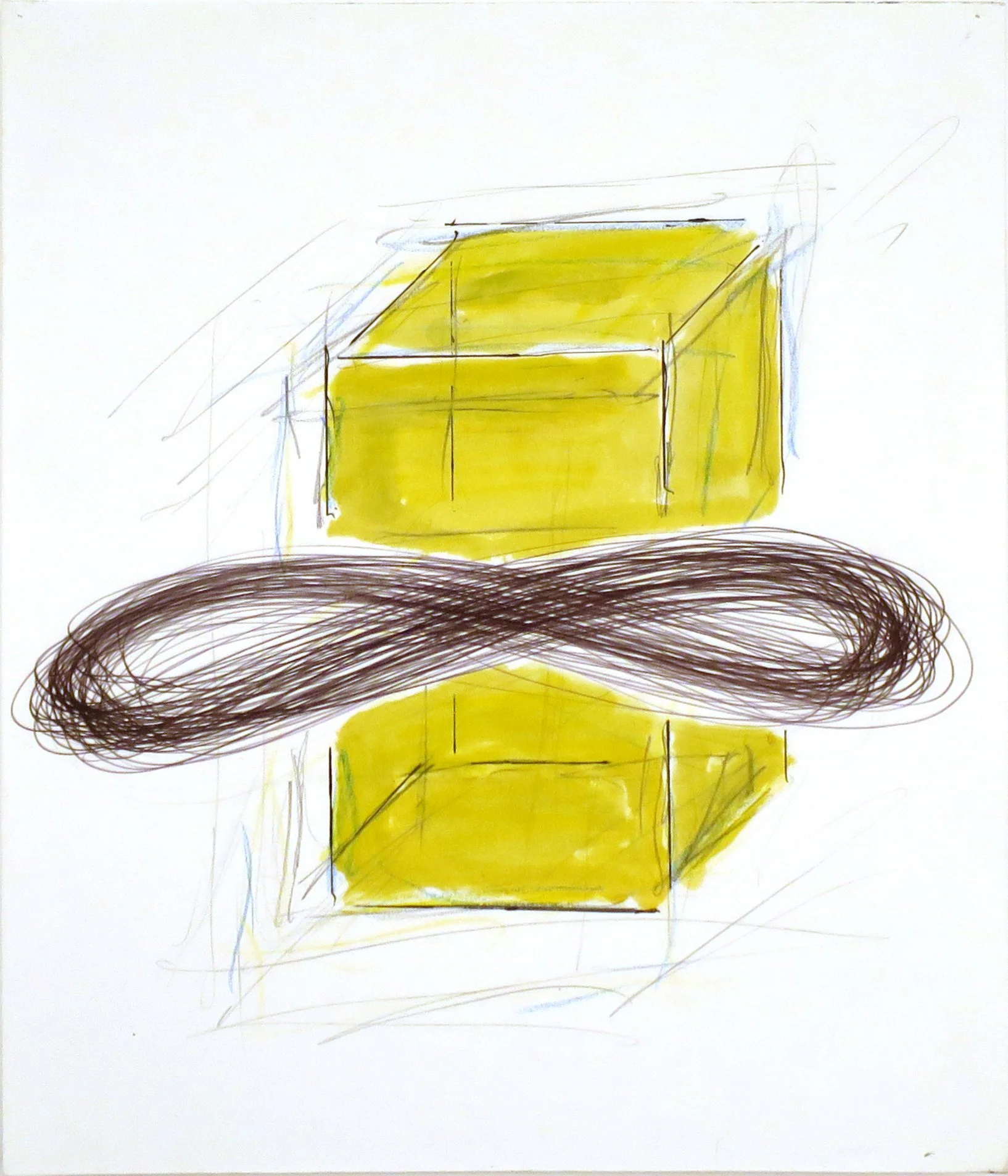  Untitled , 2017
Graphite, enamel, and colored pencil on paper
14 x 12 in | 35.5 x 30.5 cm