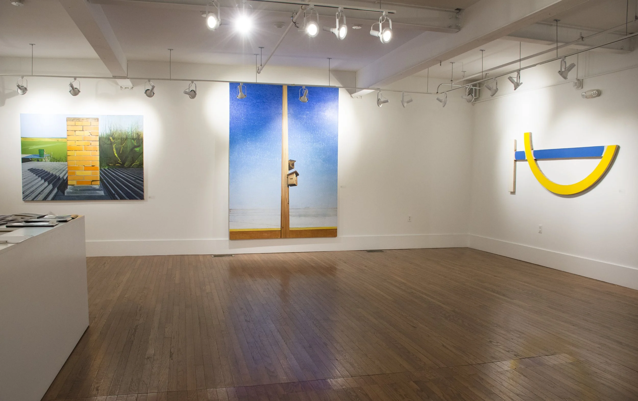 Installation view,  Thoralf Knobloch + Gary Kuehn , 2016