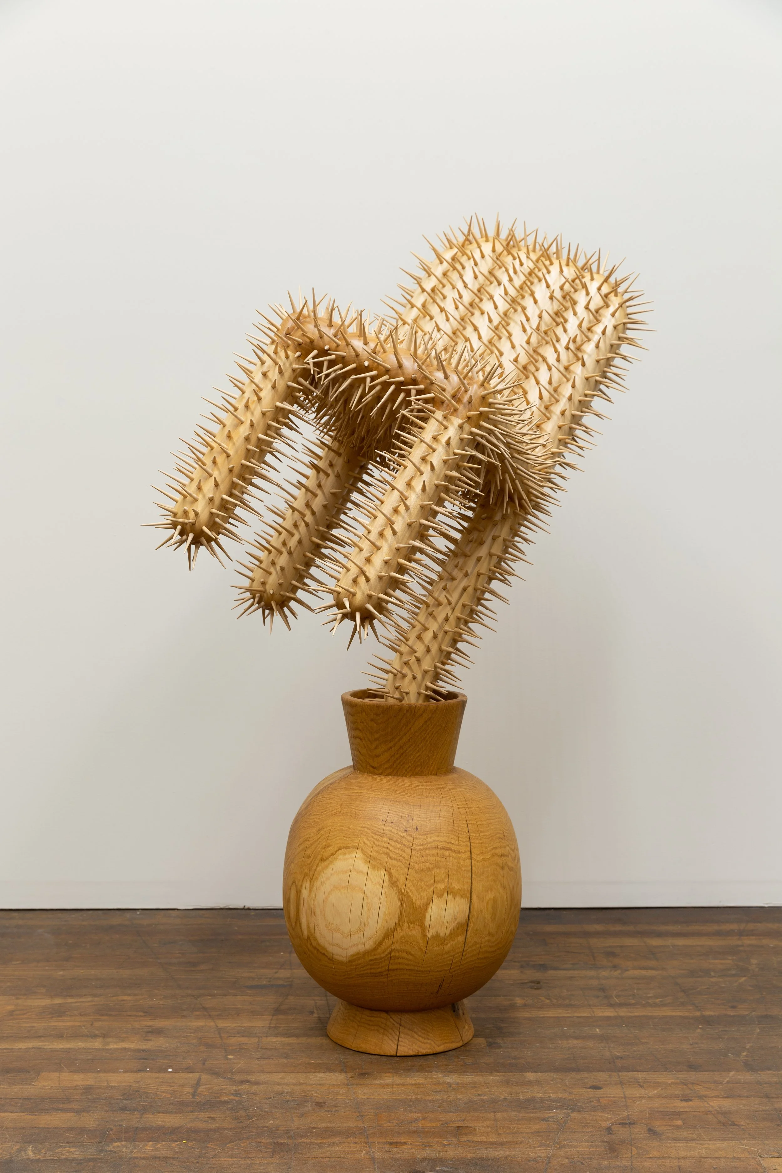  El Mesero , 2025
Basswood, hemu, oak
59 x 26 x 38 in | 150 x 66 x 96.5 cm