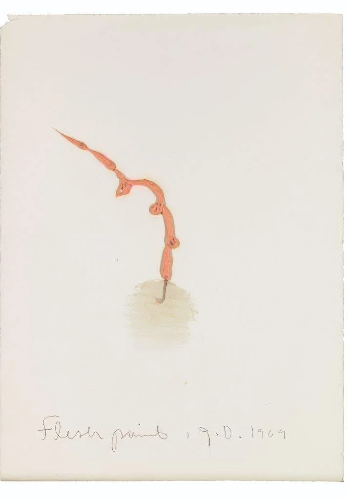   Flesh Paint , 1969
Clay, watercolor and graphite on paper
30 x 22 in | 76.20 x 55.88 cm