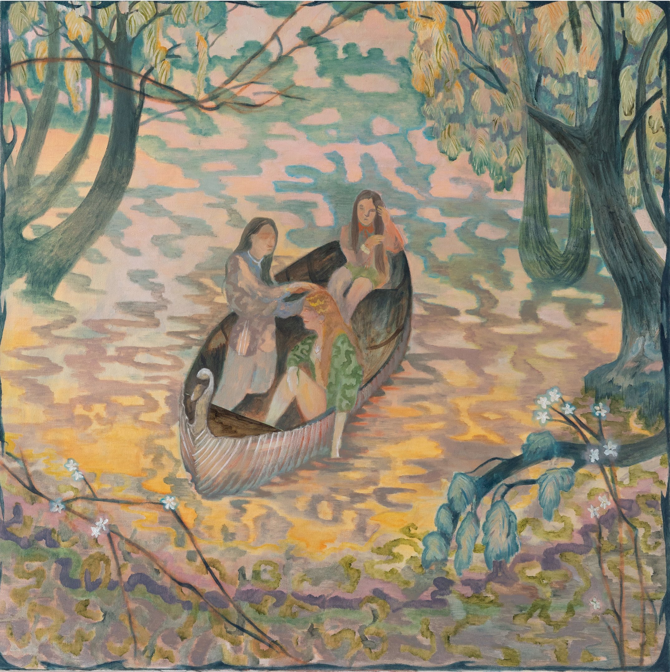  What my Sisters taught me , 2023
Oil on canvas
80 x 80 cm | 31 1/2 x 31 1/2 in