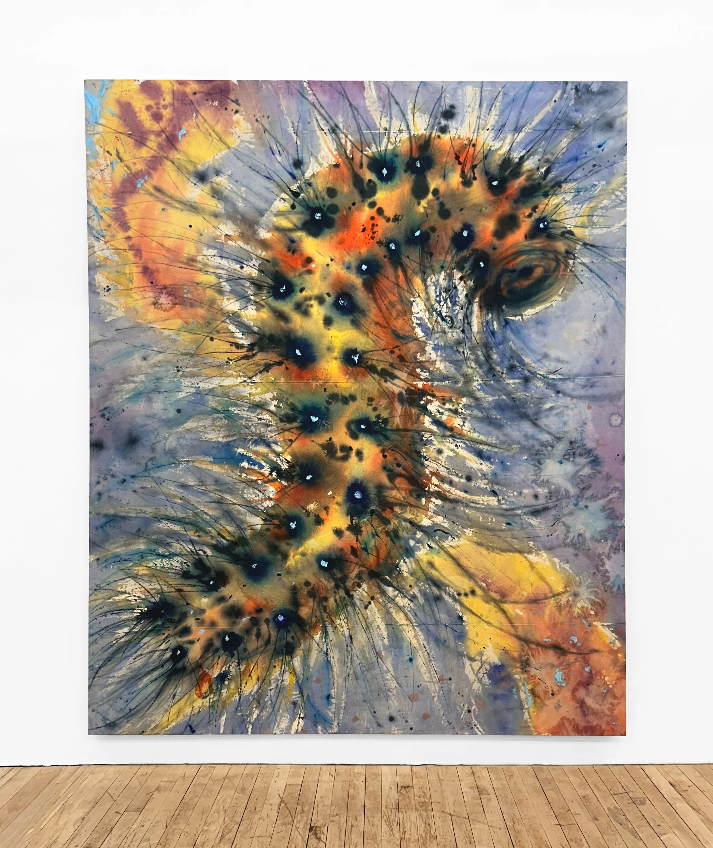  Untitled (Caterpillar) , 2023
Acrylic on canvas
244 x 203 cm | 96 x 80 in