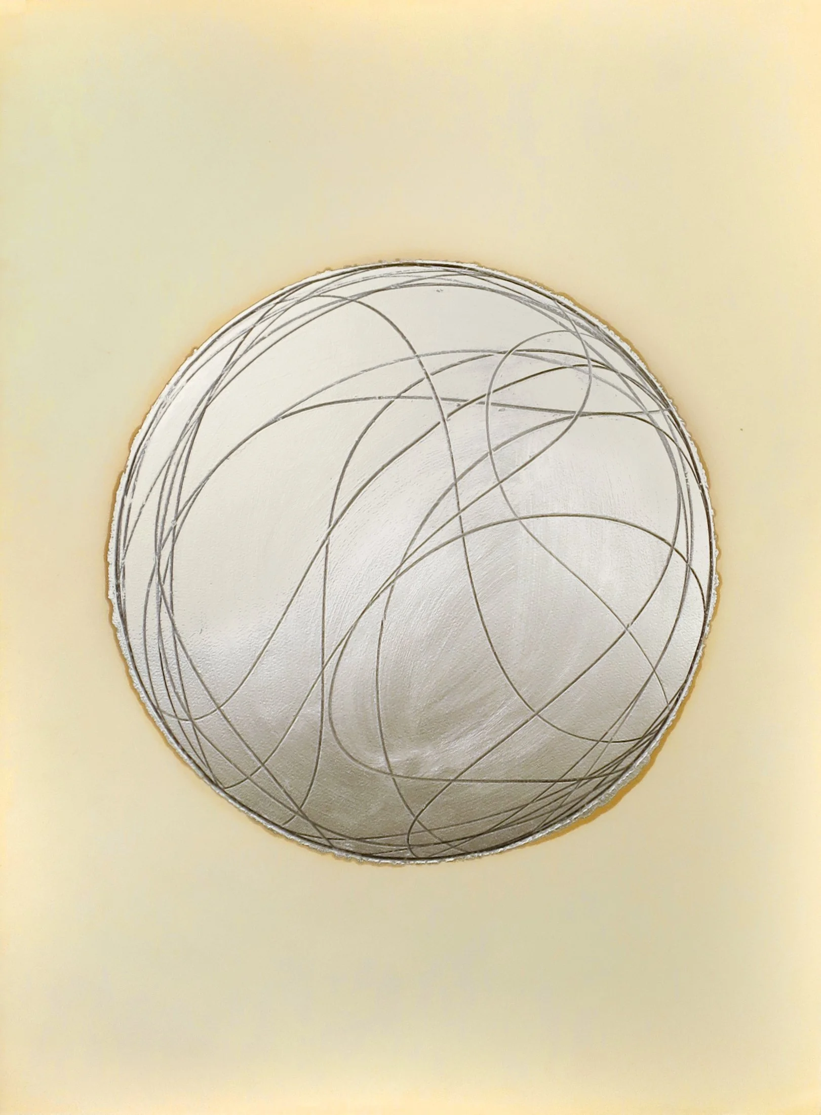  Gesture Project , 1981
Aluminum paint and graphite on paper
30 x 22 1/3 in | 76 x 56.5 cm
32 x 24 1/2 in (framed) | 81 x 62 cm (framed)