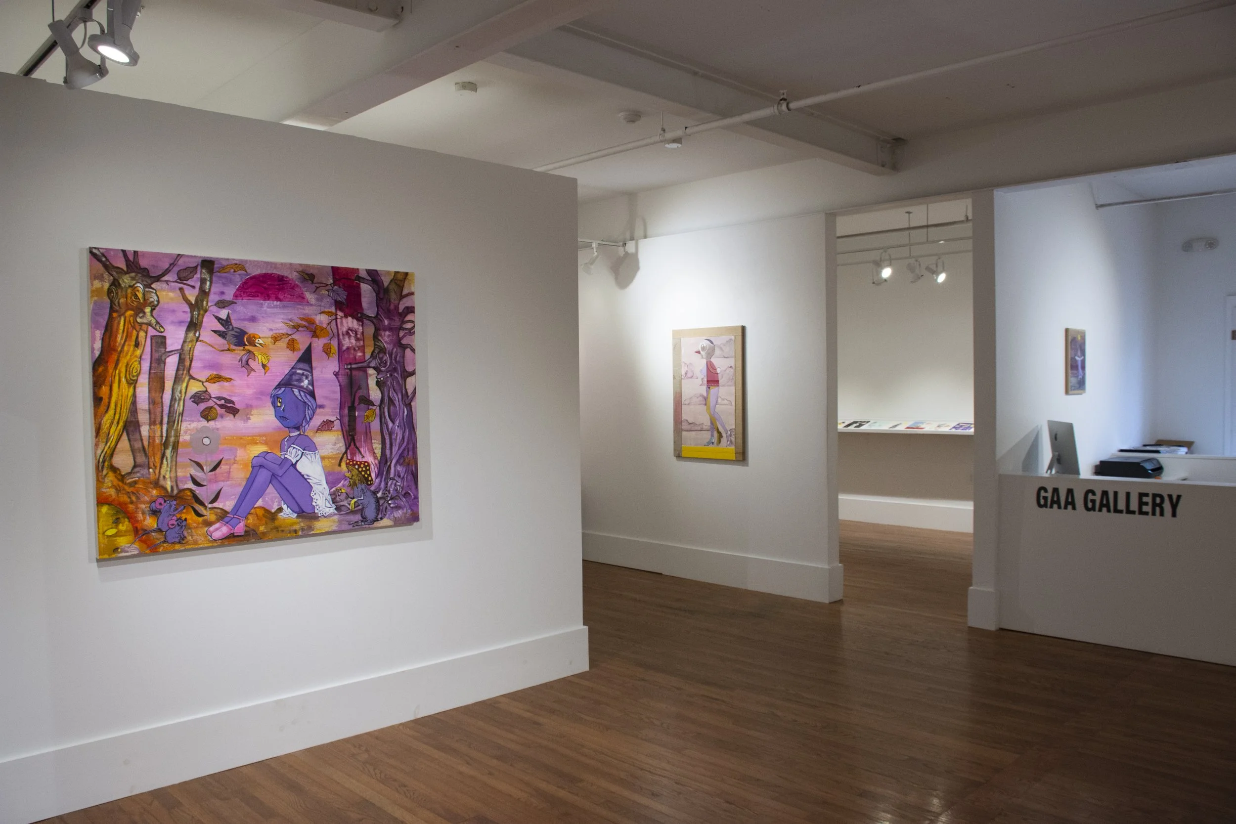 Installation view,  Double Bottom Varieté , 2018