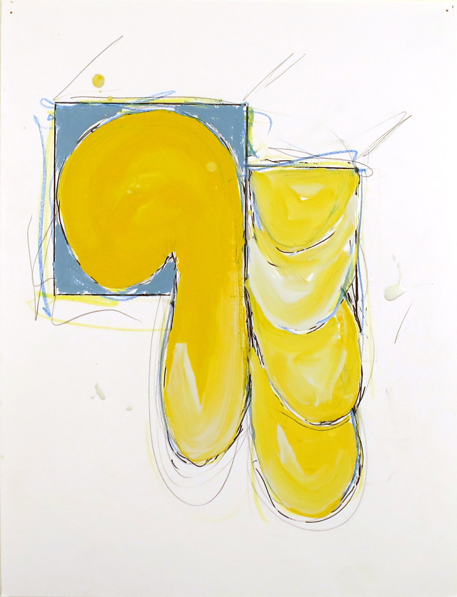  Untitled , 2017
Graphite, pen, enamel, and colored pencil on paper
15 1/4 x 12 in | 38.5 x 30.5 cm