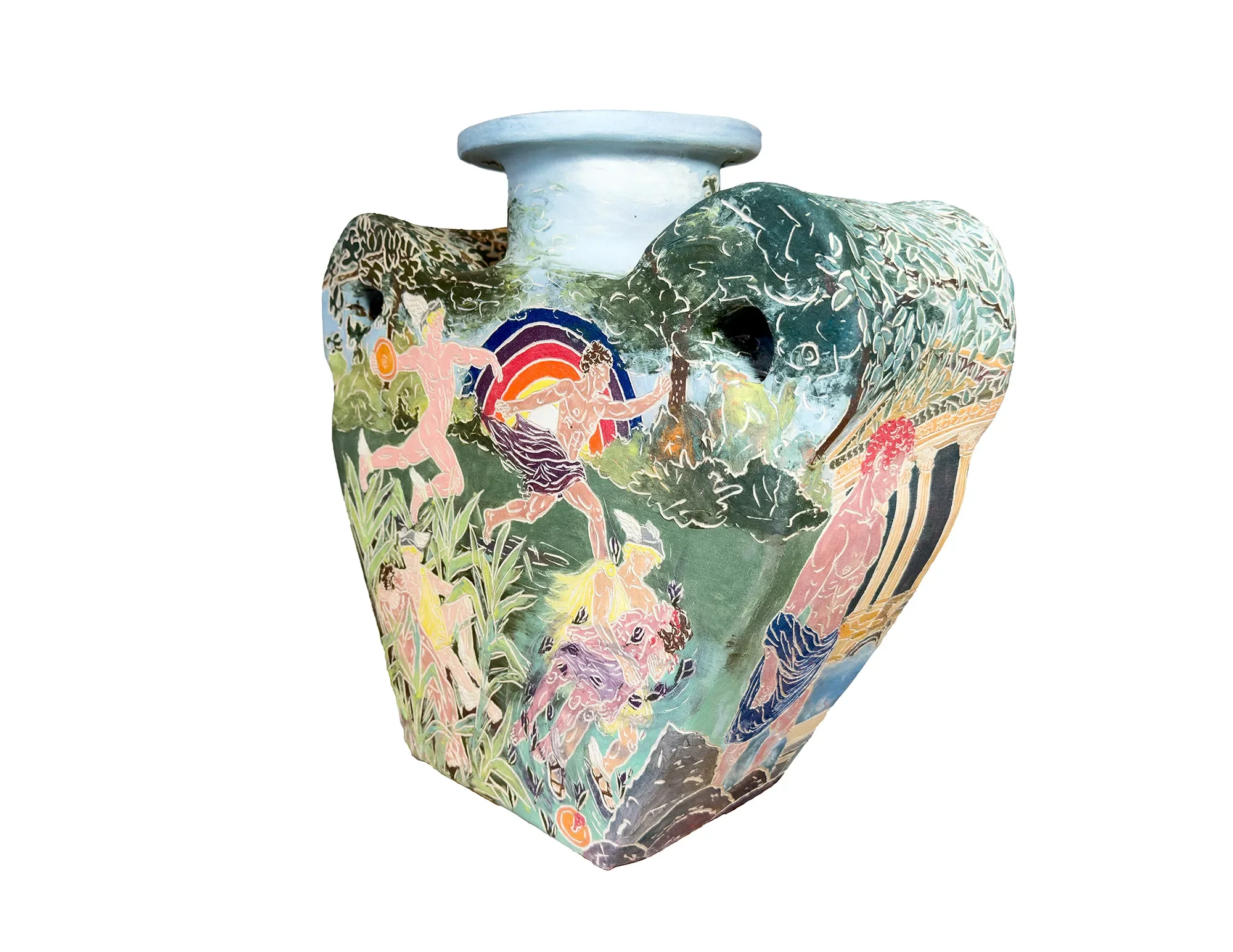  Krzysztof Strzelecki 
 Crocus , 2026
Unglazed stoneware ceramic
15 x 16 1/8 x 6 1/2 in | 38 x 41 x 16.5 cm