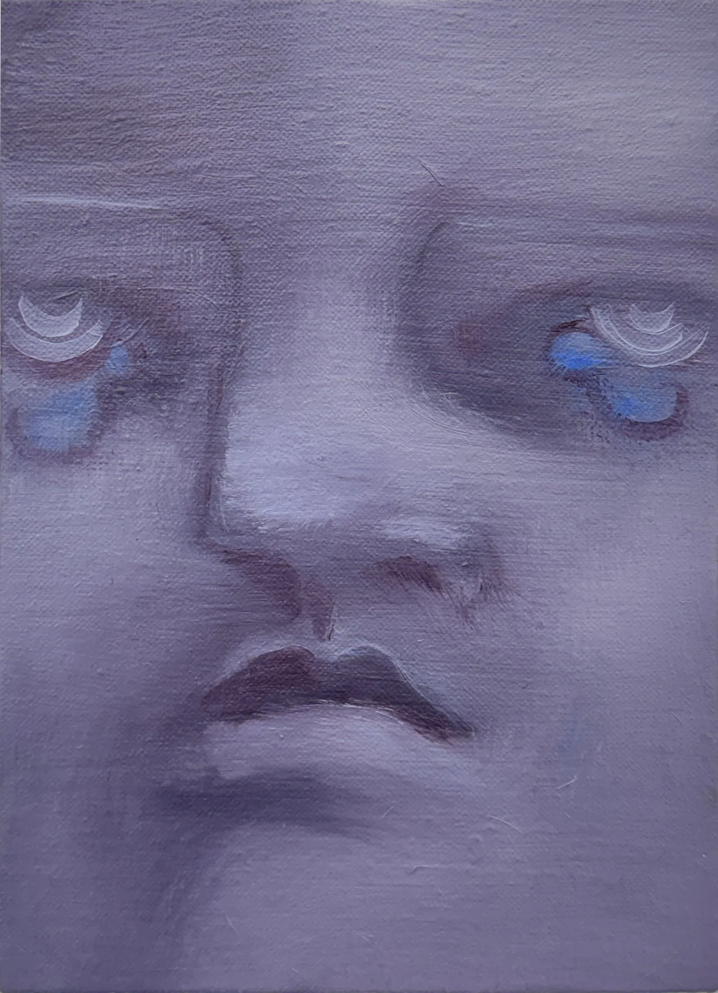  Tear , 2025
Oil on linen
7 1/8 x 5 1/8 in | 18 x 13 cm