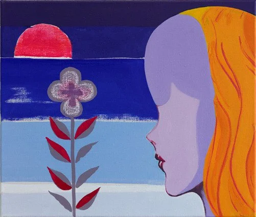 Martin Mannig
 Feuerblume , 2017
Oil, egg tempera on canvas
15 3/8 x 18 1/8 in | 39 x 46 cm