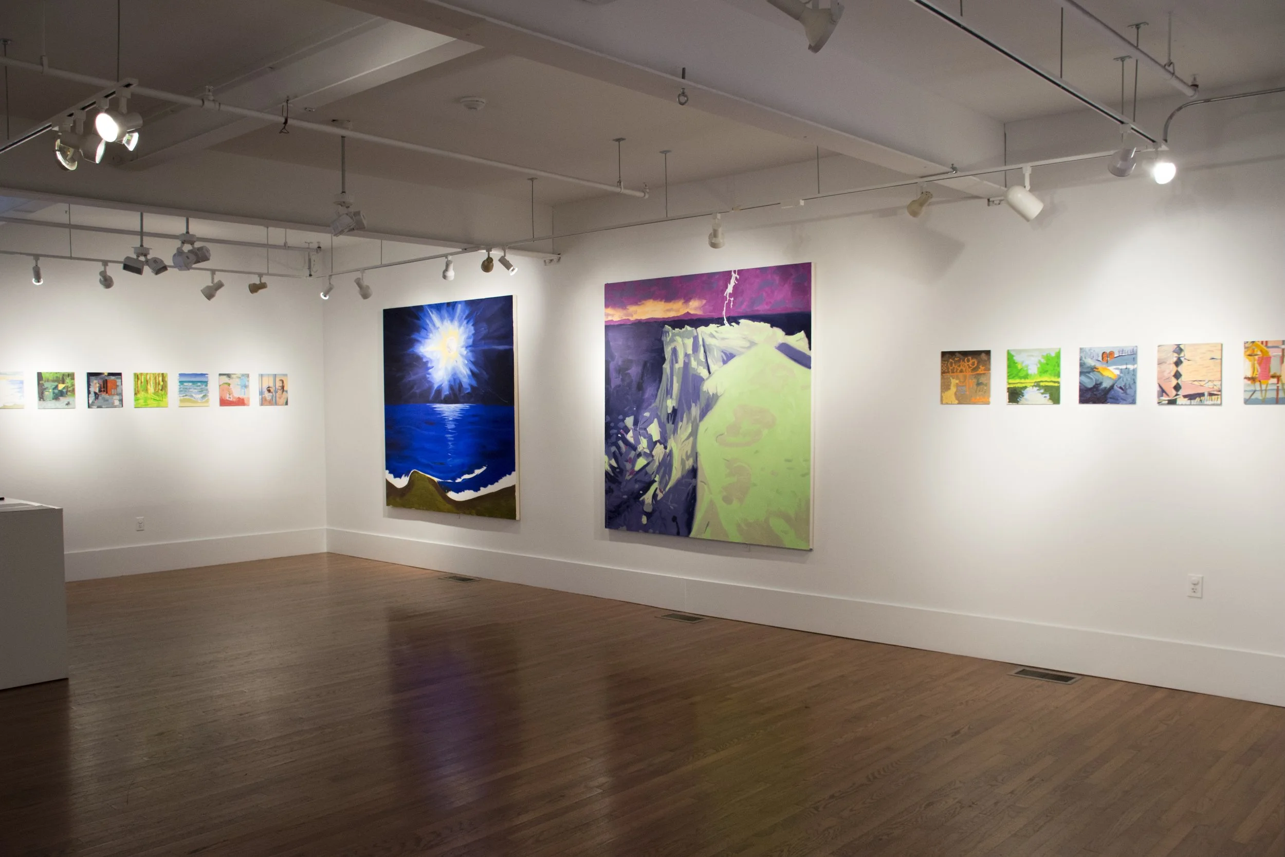 Installation view,  Bluer Than a Sky Weeping Bones , 2016