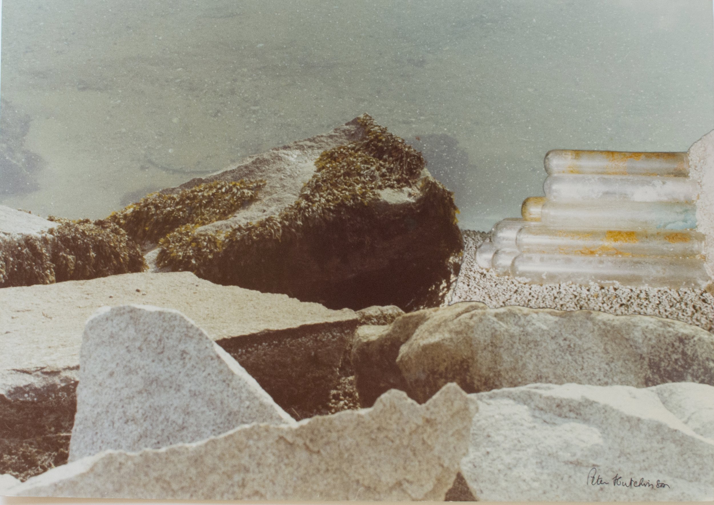  Tubes on Breakwater, Provincetown , 1969
Color photograph mounted to foam core
13 1/2 x 19 1/2 in | 35 x 50 cm
14 5/8 x 20 1/2 in (framed) | 37 x 52 cm (framed)