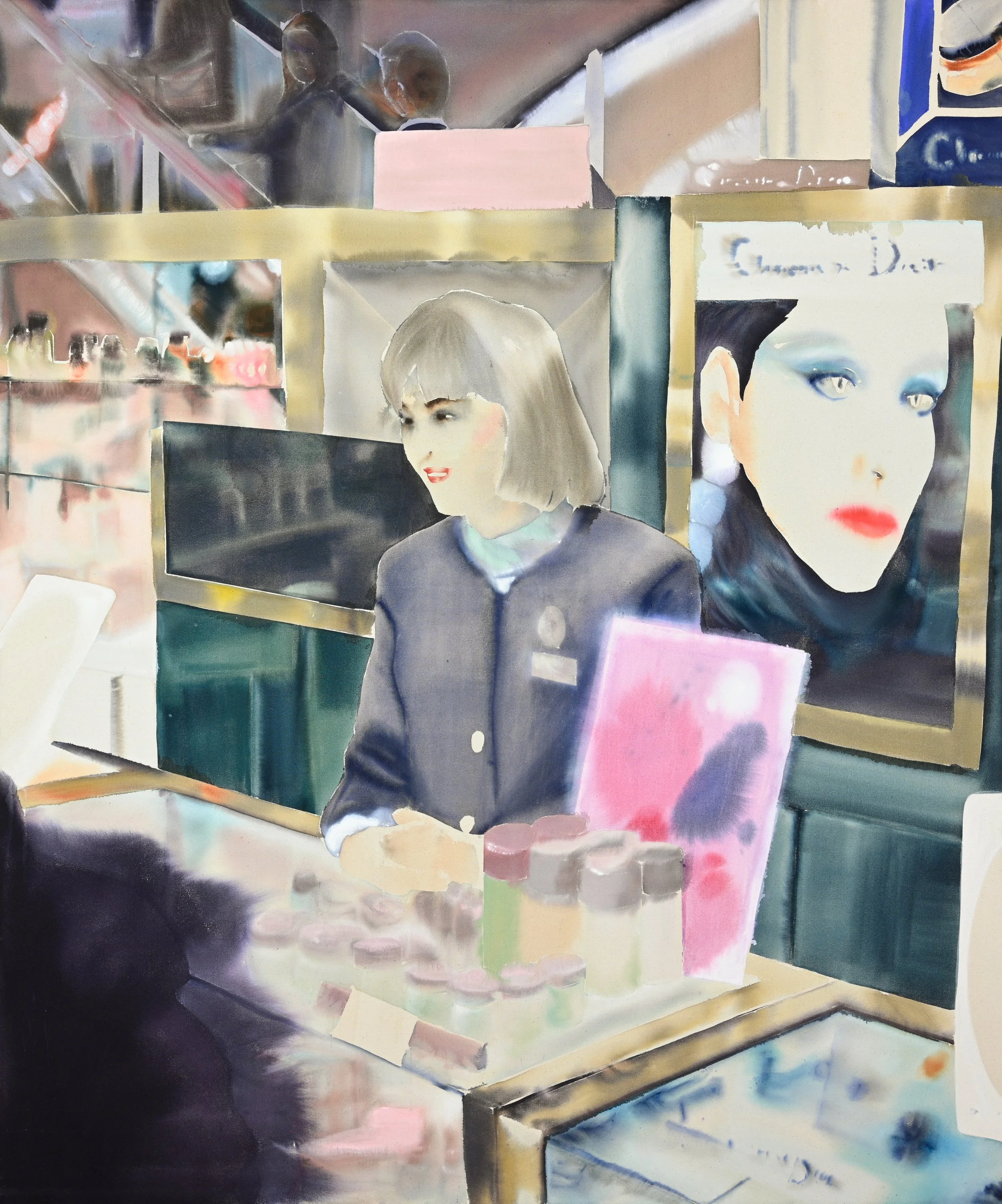  Realm of Light , 2024
Acrylic, ink, and dye on canvas
72 x 60 in | 183 x 152.5 cm