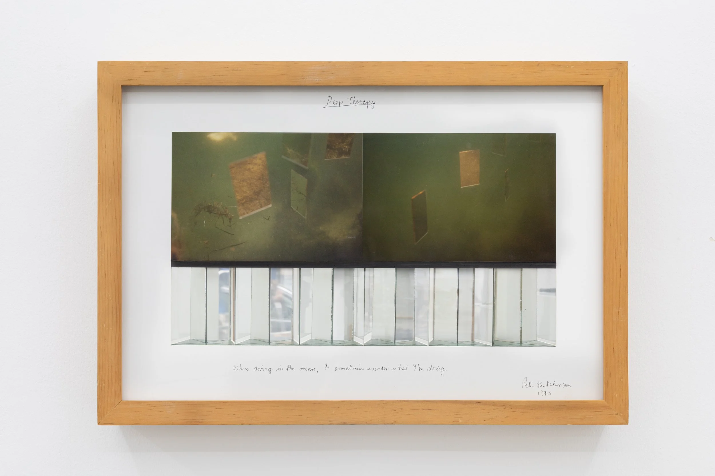  Deep Therapy , 1993
Photographs, mirrors, and ink on cardboard in shadow box
22 1/4 x 32 1/2 x 4 3/8 in | 56.5 x 82.5 x 11 cm