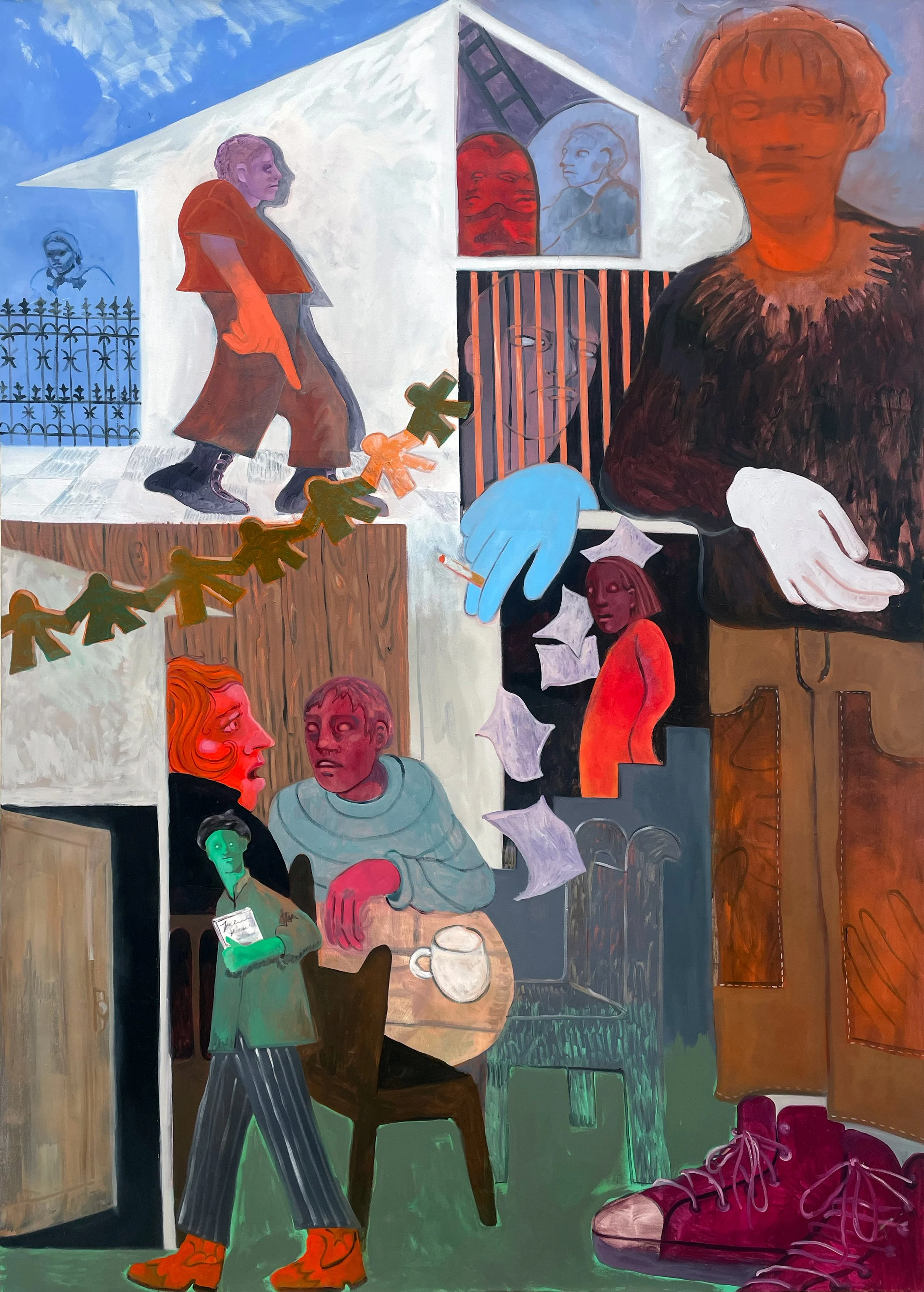  Daytime Time Travel , 2025
Oil on canvas
82 3/4 x 59 in | 210 x 150 cm