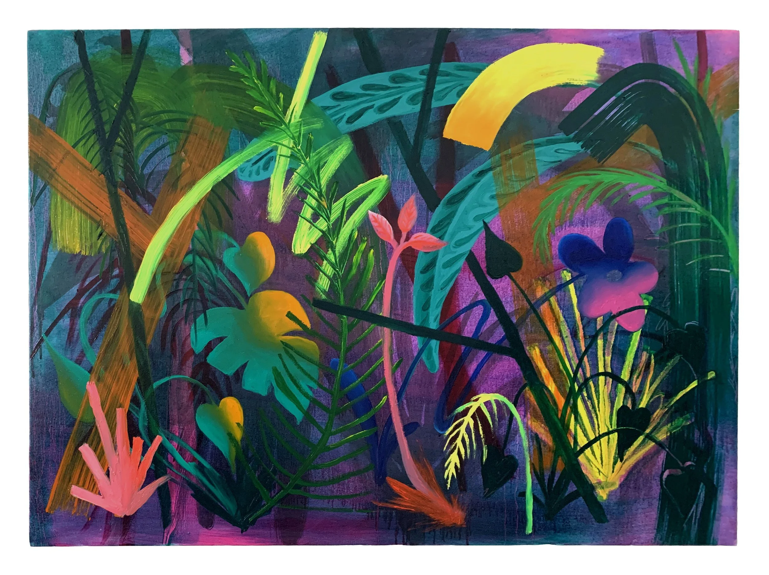  Baile Caliente , 2021
Oil on canvas
122 x 81 cm / 48 x 36 in