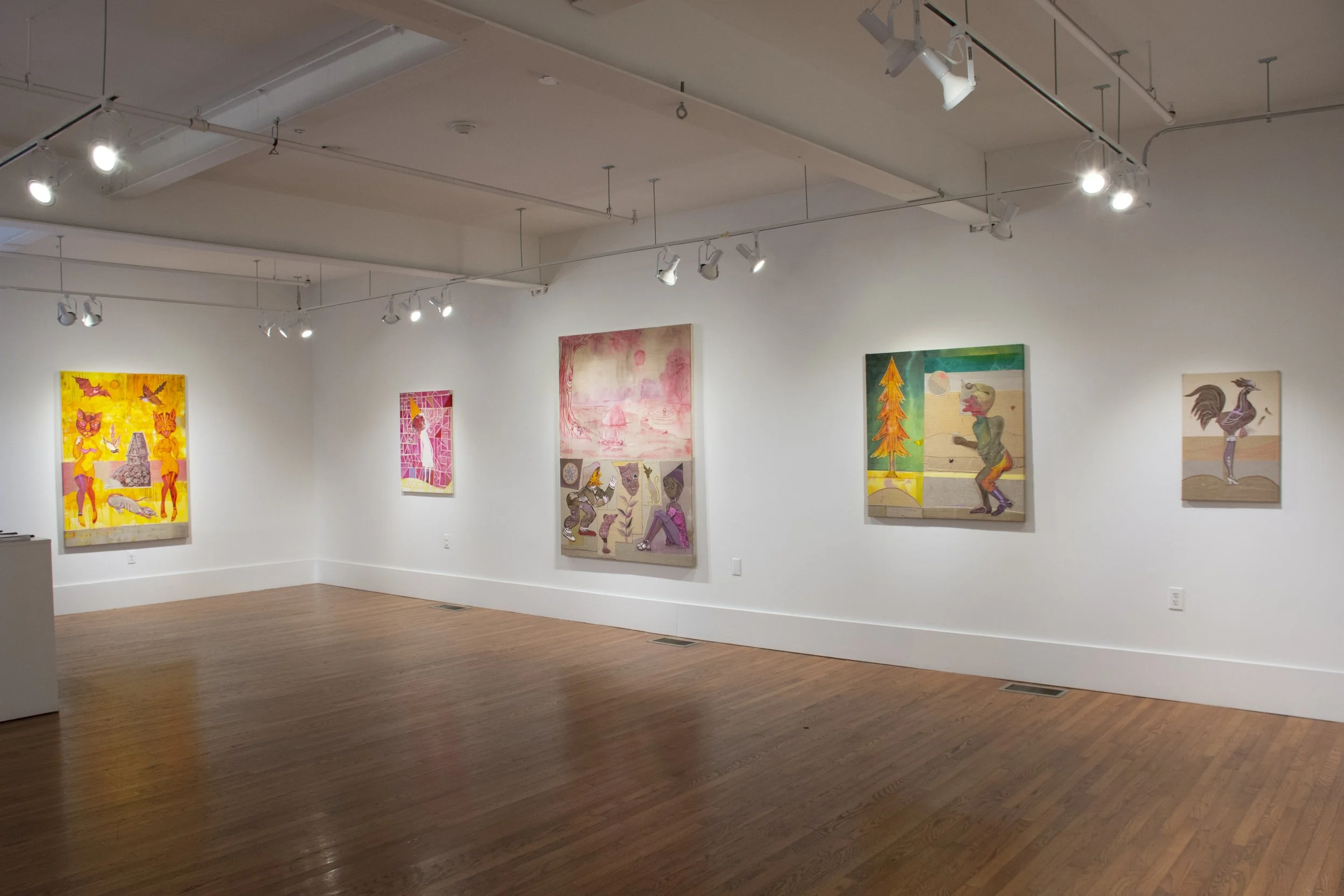 Installation view,  Double Bottom Varieté , 2018