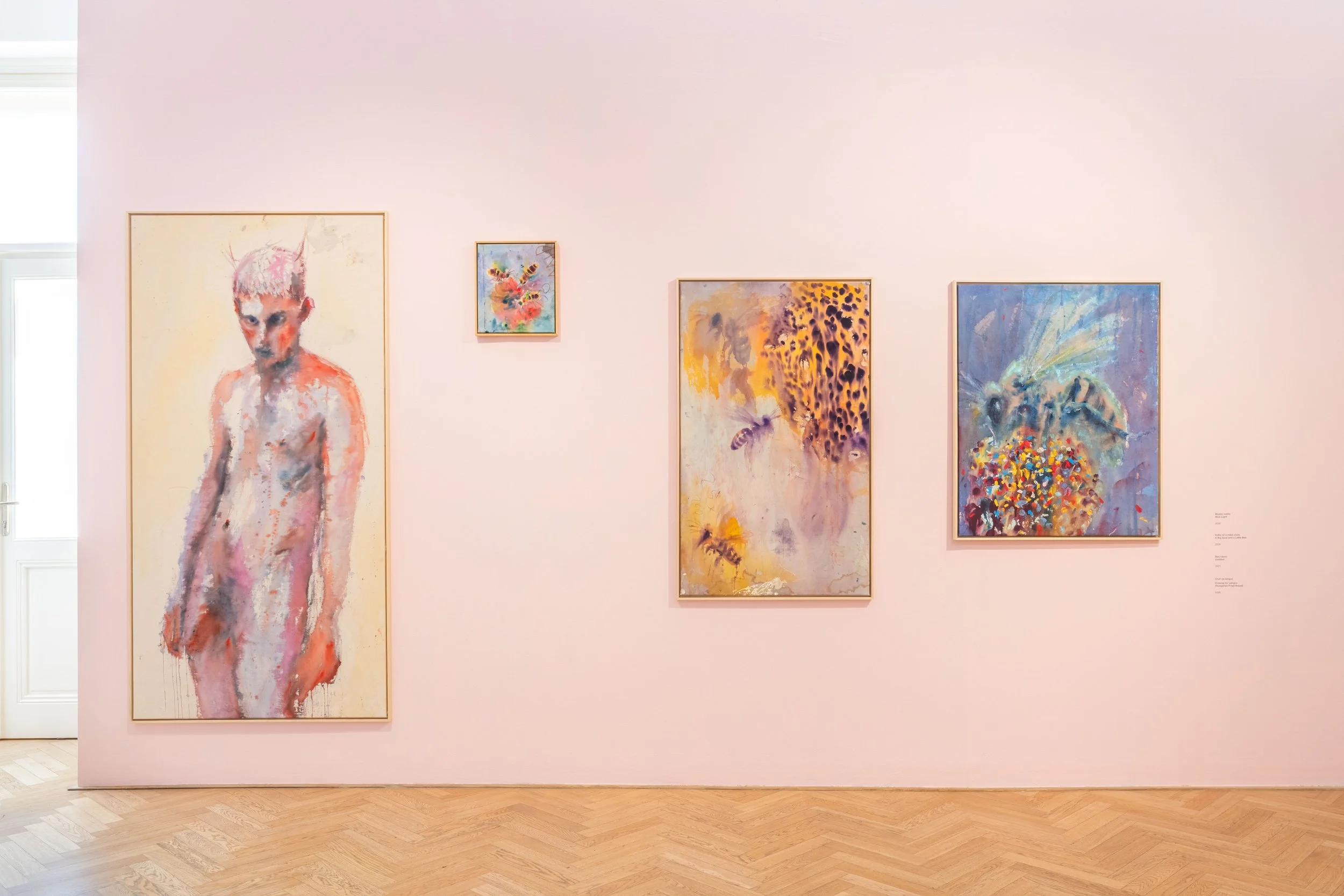 Installation view,  The Rest Interval , Villa Pelle, Prague, CZ, 2026