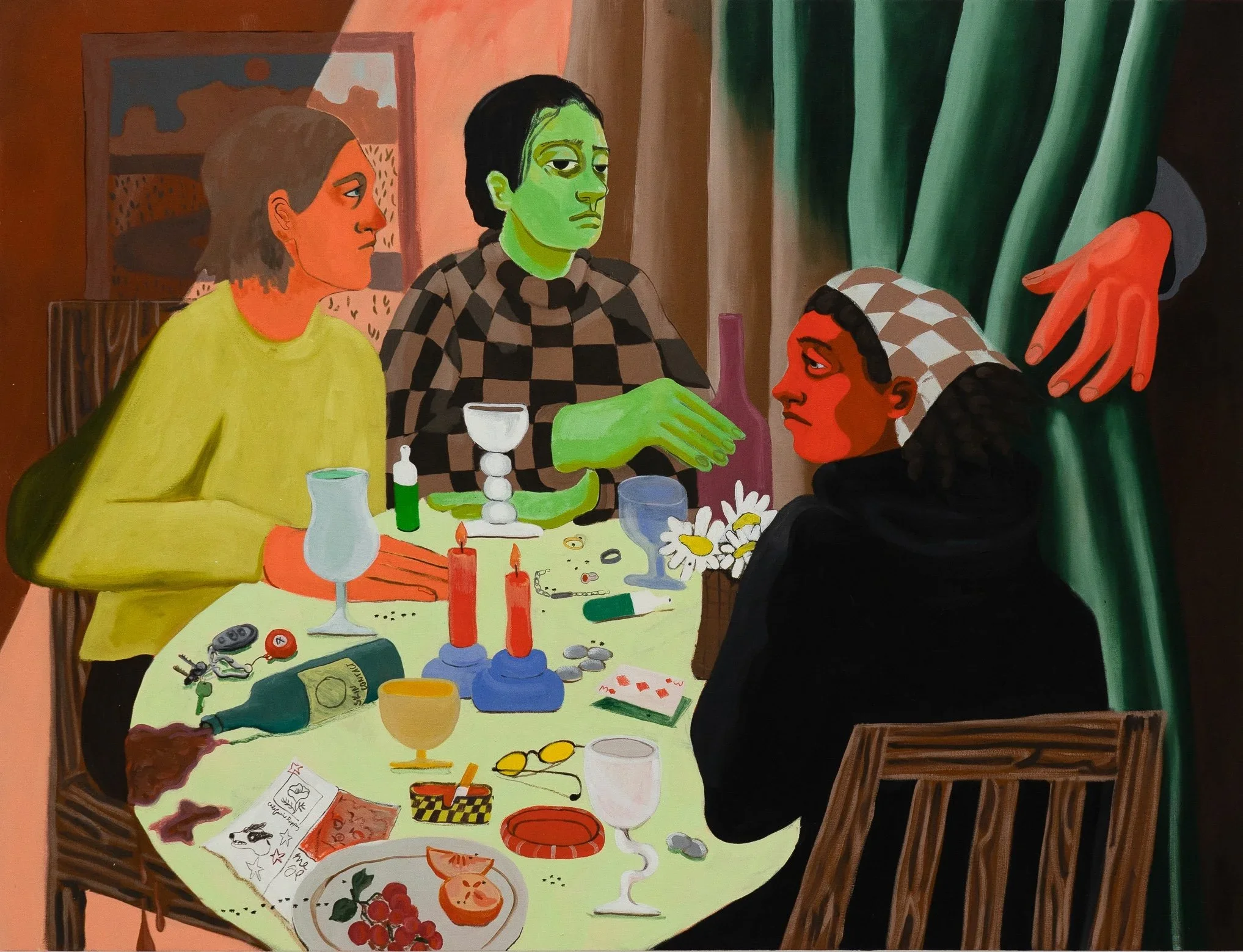  Have a Sip , 2022
Oil on canvas
55 x 72 in | 140 x 183 cm