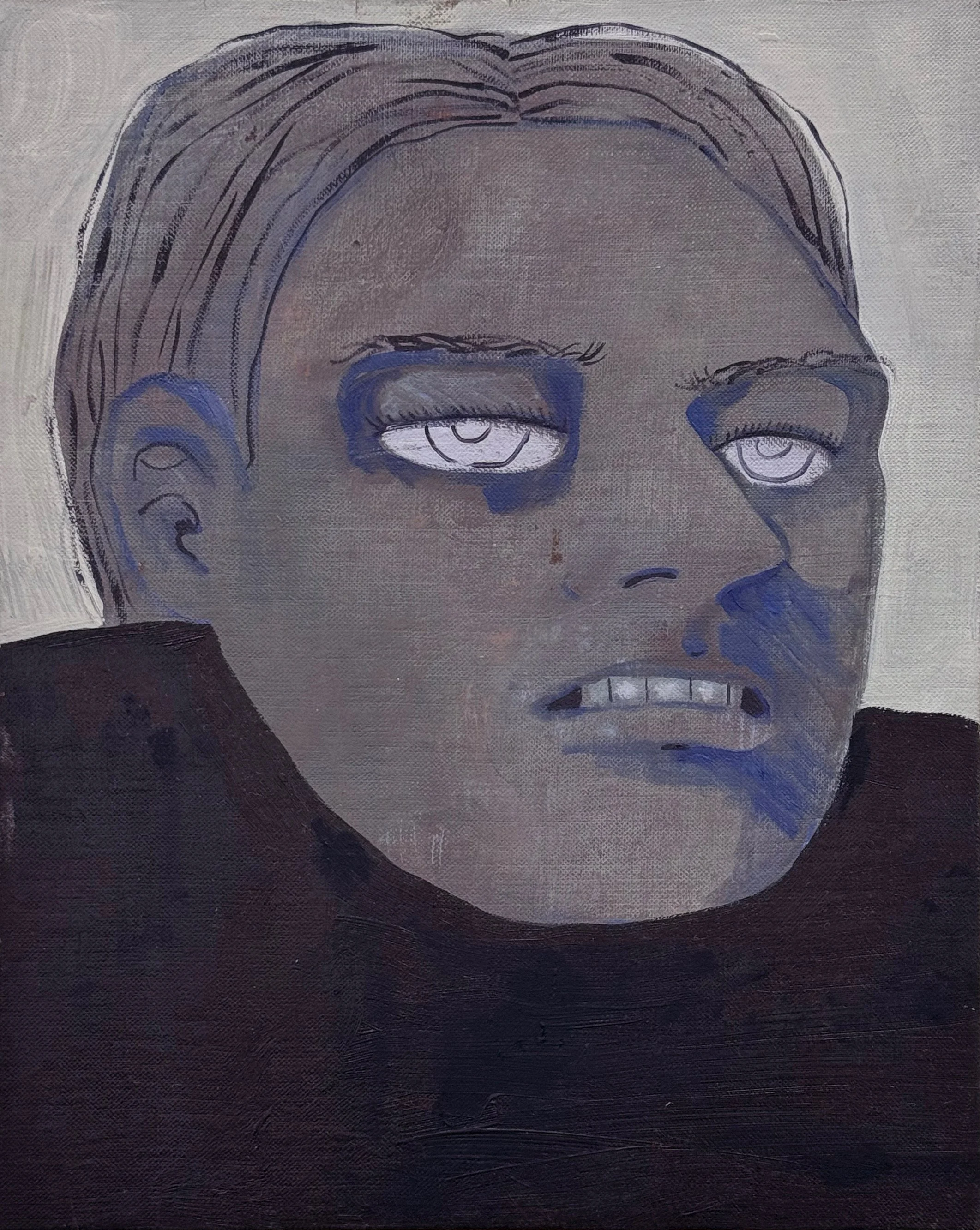  Swirled Eyes , 2025
Oil on linen
10 1/4 x 7 3/4 in | 26 x 20 cm