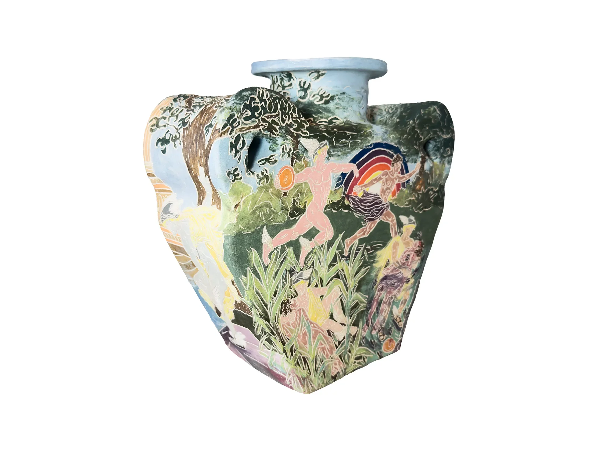  Krzysztof Strzelecki 
 Crocus , 2026
Unglazed stoneware ceramic
15 x 16 1/8 x 6 1/2 in | 38 x 41 x 16.5 cm