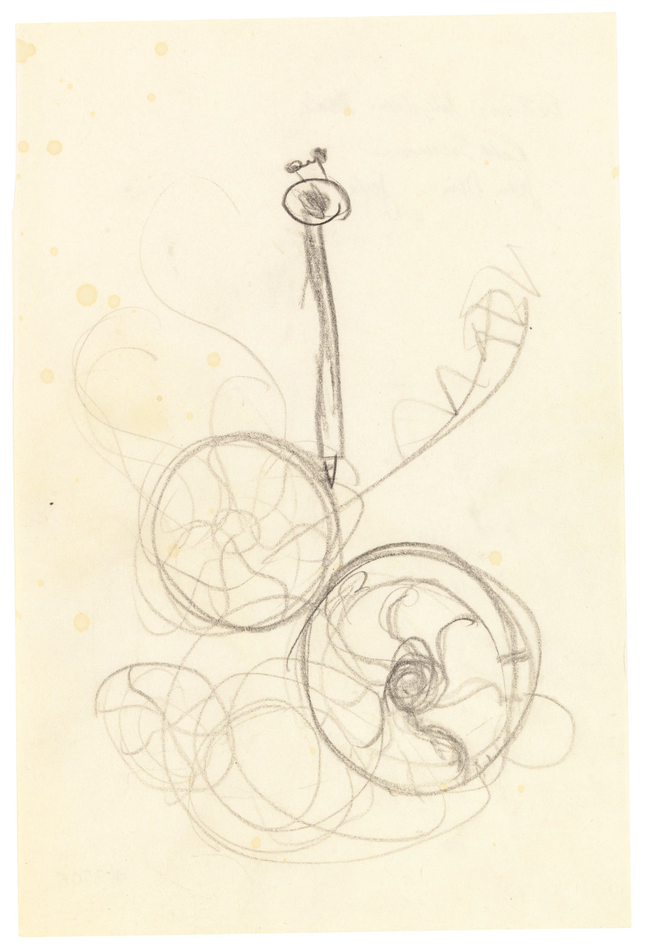  Untitled , 1962
Graphite on paper
8⅞ x 6 in. | 22.54 x 15.24 cm.