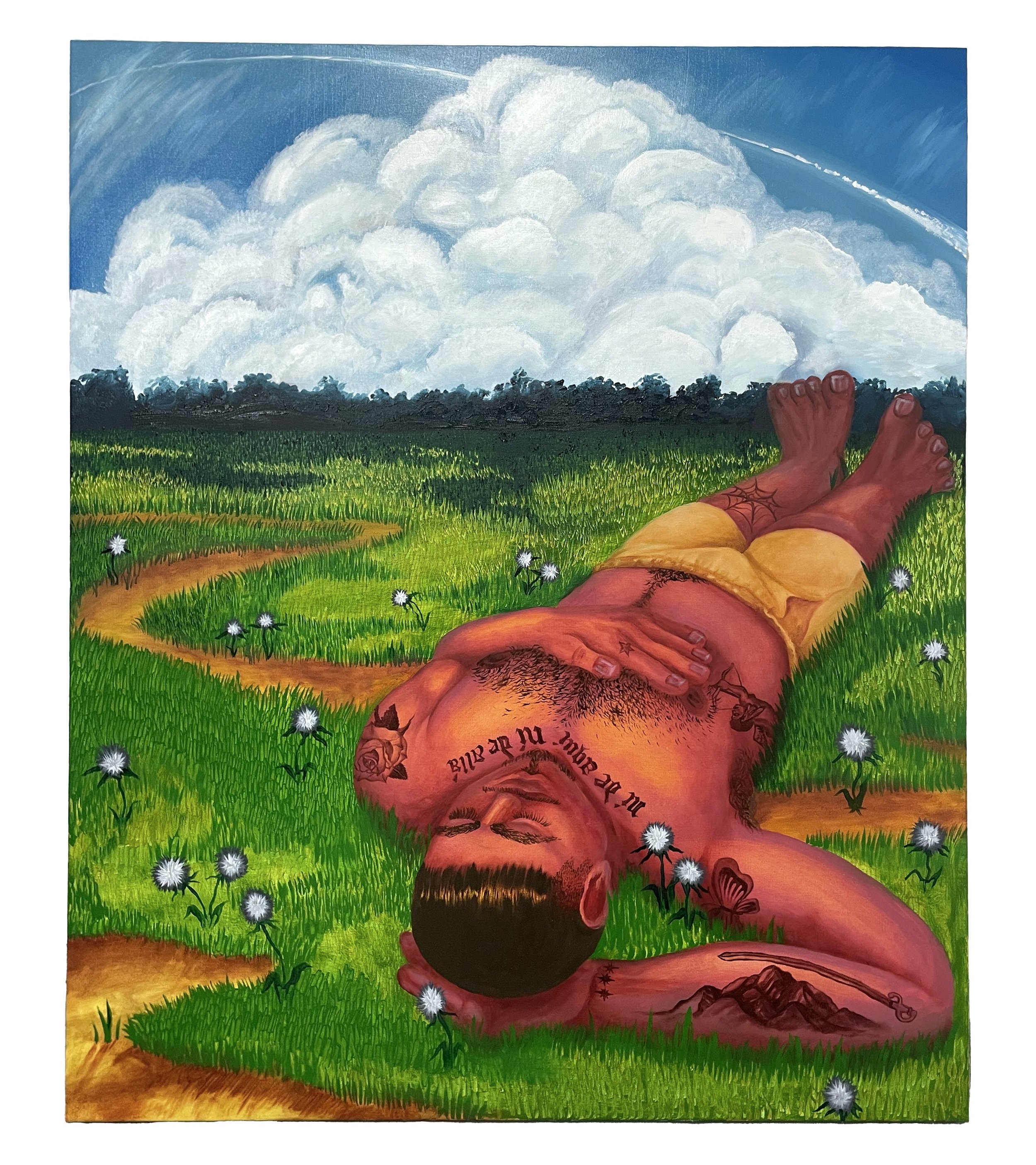 Cabeza en las Nubes , 2024
Oil on canvas
122 x 101.5 cm | 48 x 40 in