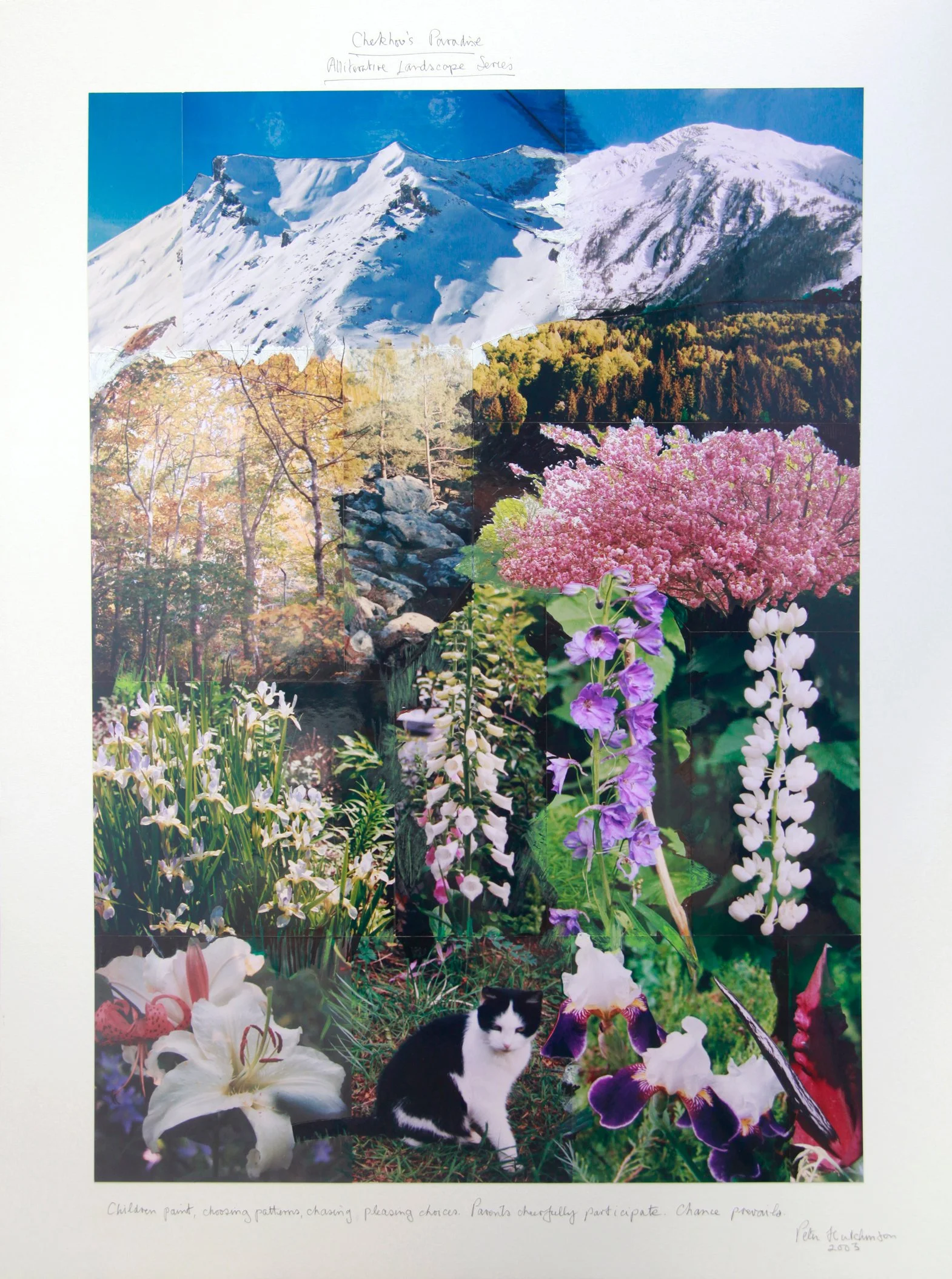  Chekhov's Paradise Alliterative Landscape Series , 2003
Photo-collage
40 x 30 in | 101.5 x 76 cm