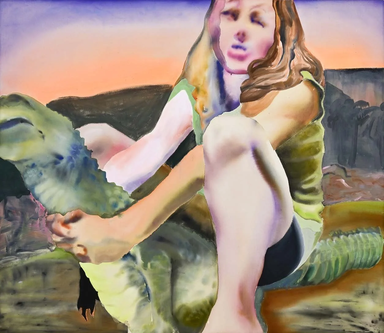  Ride , 2023
Acrylic and ink on canvas
132 x 152.5 cm | 52 x 60 in