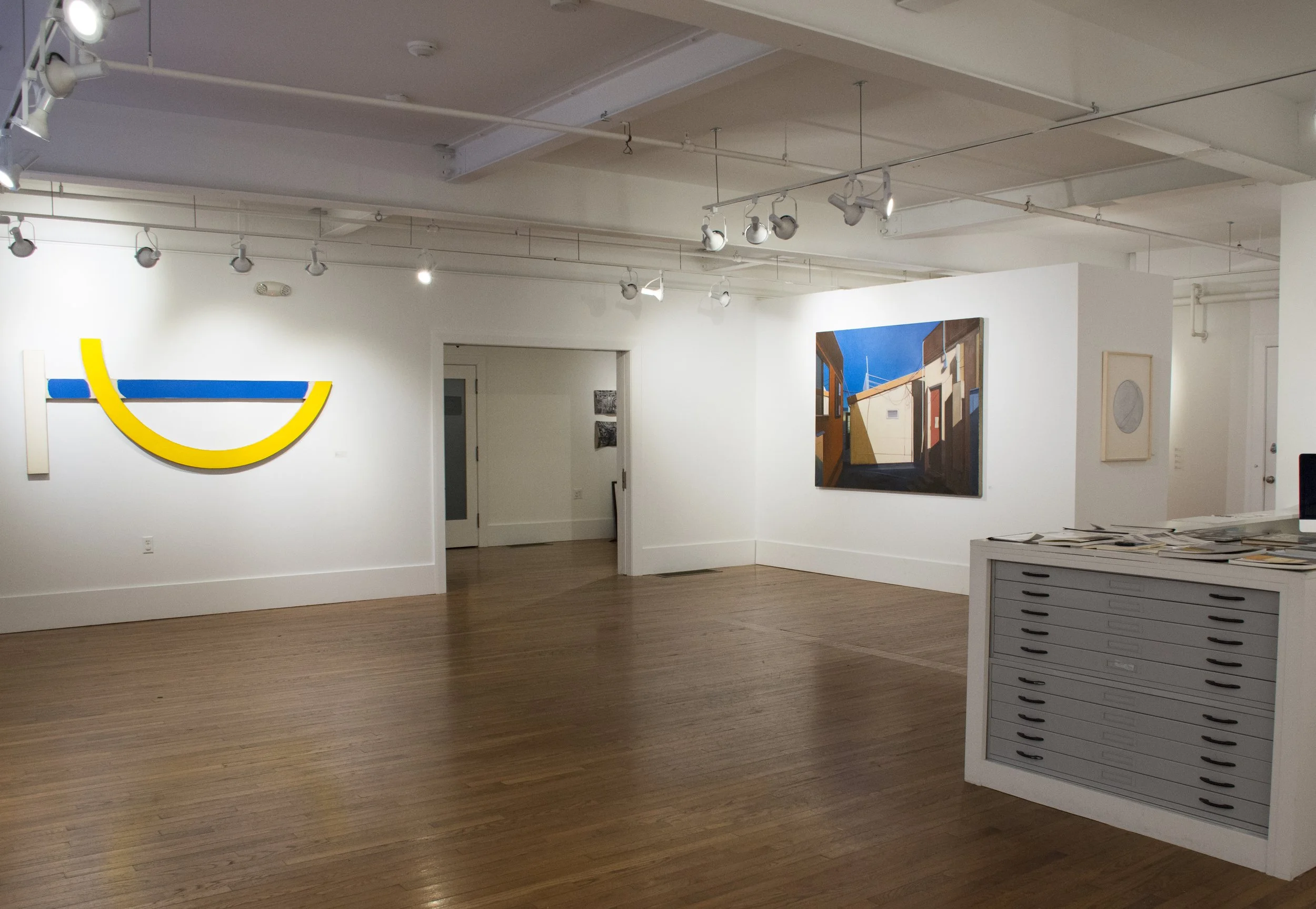 Installation view,  Thoralf Knobloch + Gary Kuehn , 2016