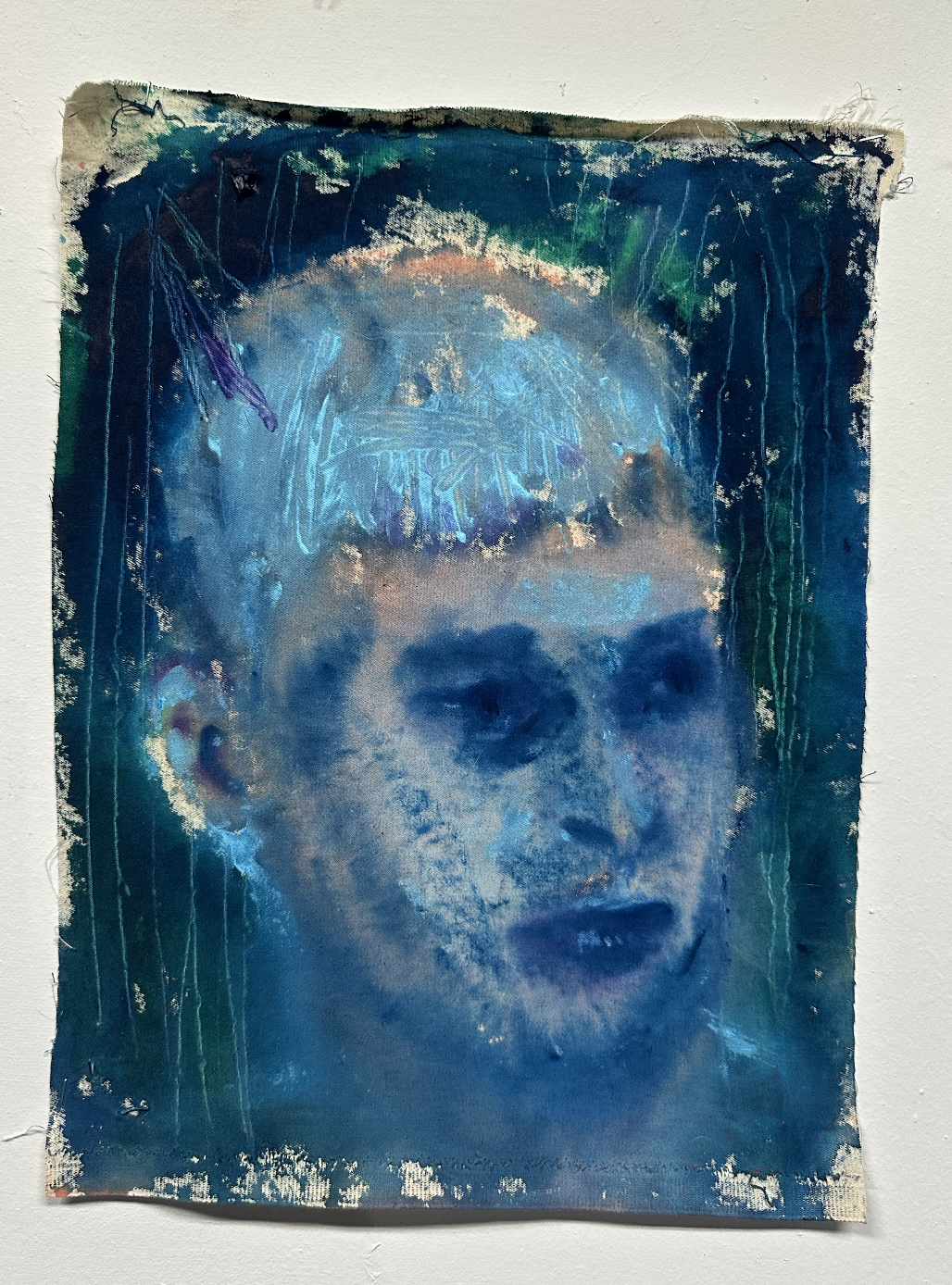  Untitled , 2025
Acrylic and oil pastel on canvas
41 x 32 cm | 16 1/4 x 12 1/2 in