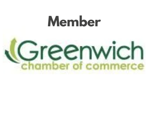 Logo showing that 3183 comms is a member of the Greenwich Chamber of Commerce