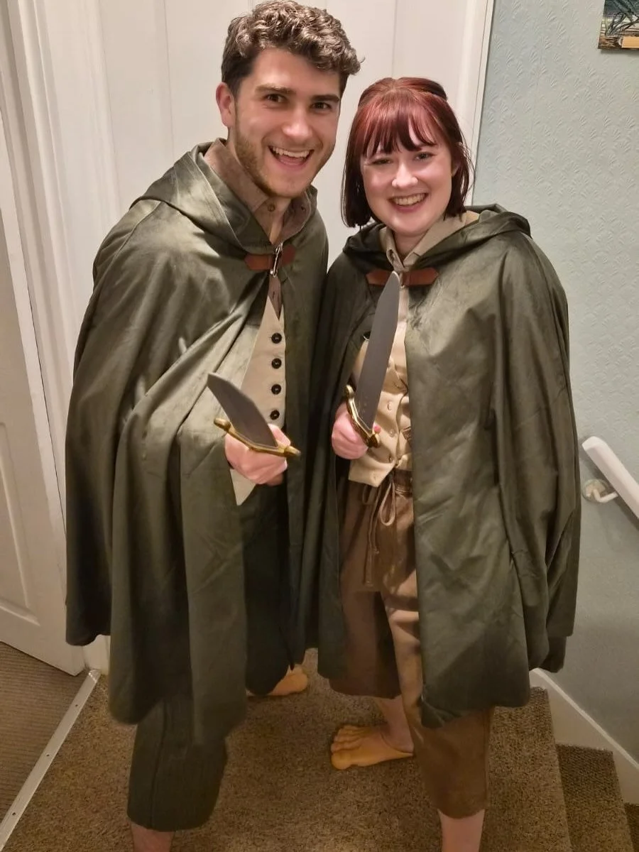 New Year&rsquo;s Eve fancy dress&hellip; of course we went as hobbits 🦶🏻💍