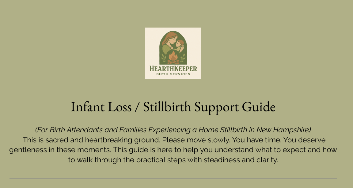 Infant Loss/Stillbirth Support for NH Families