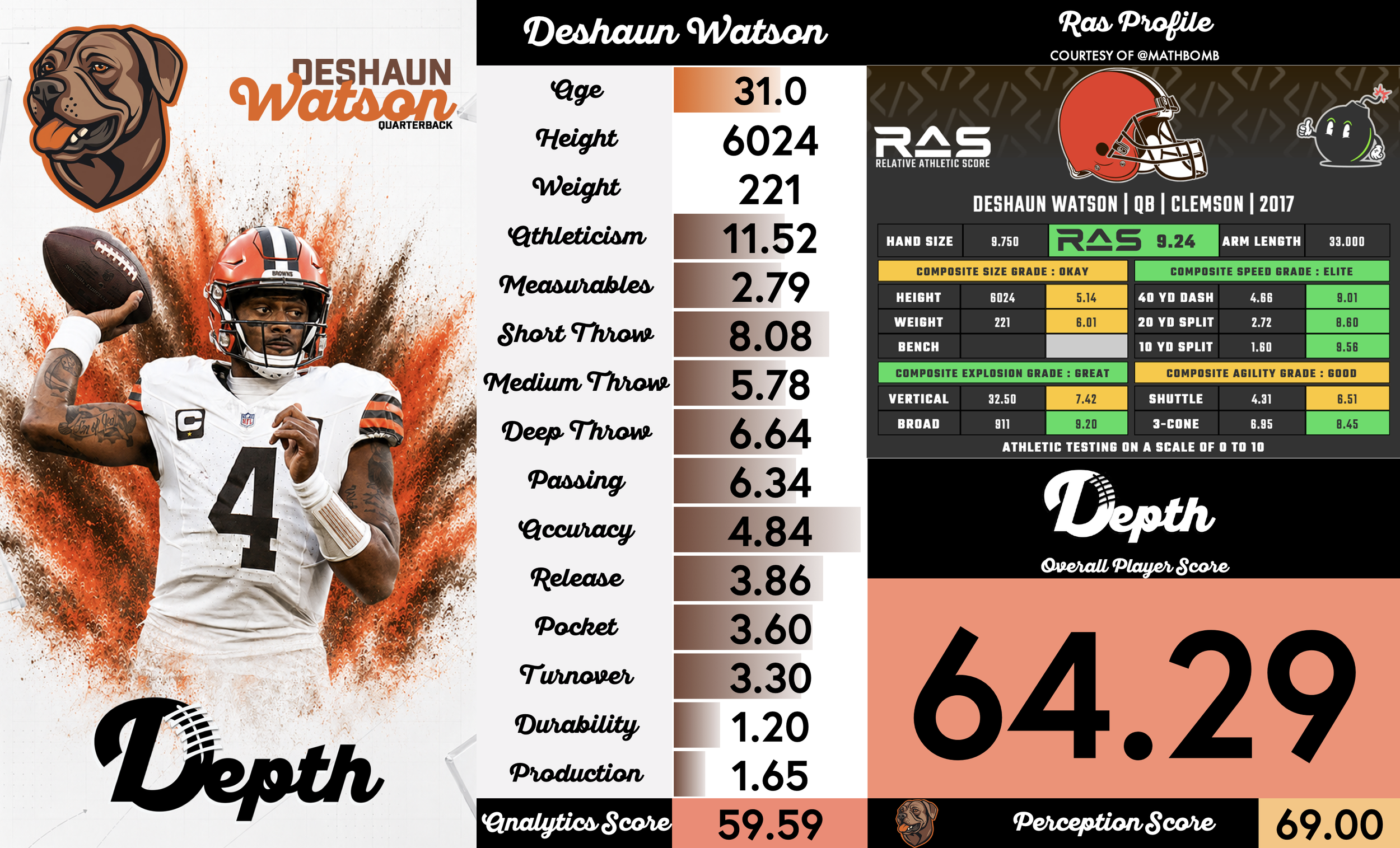 Deshaun Watson Player Profile