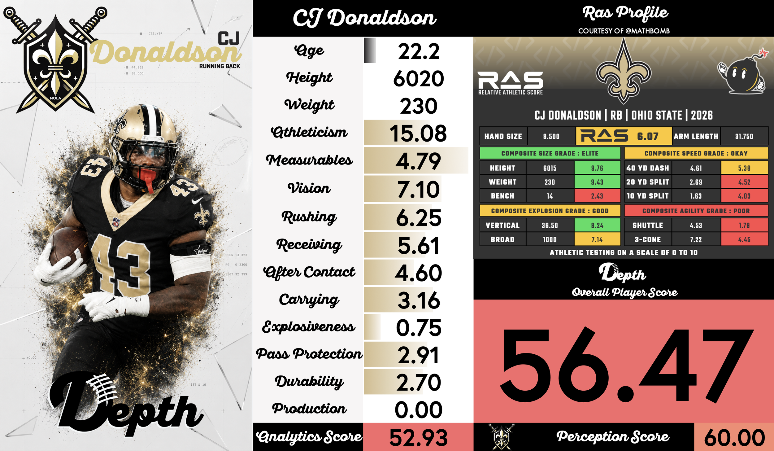 CJ Donaldson Player Profile