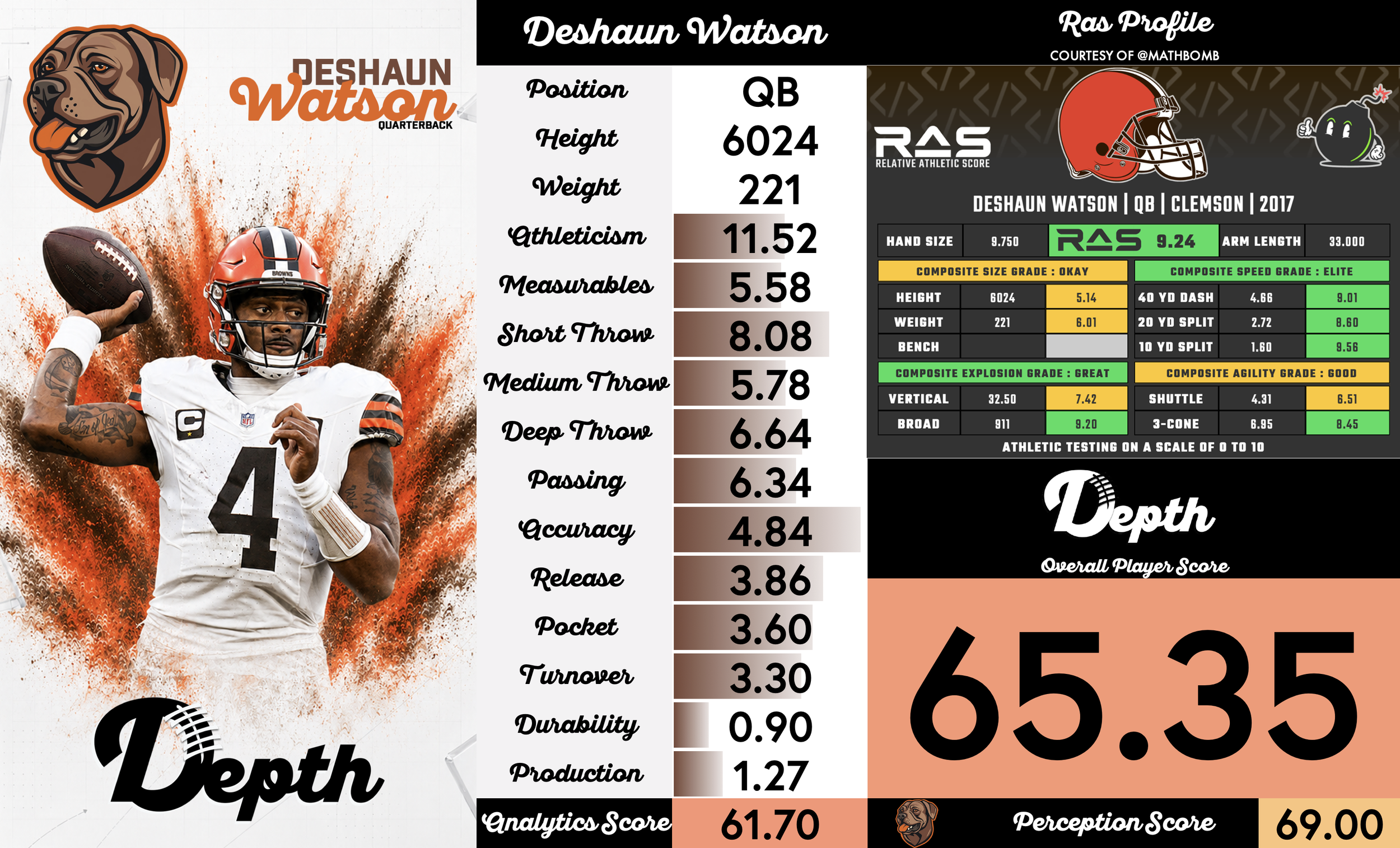 Deshaun Watson Player Profile