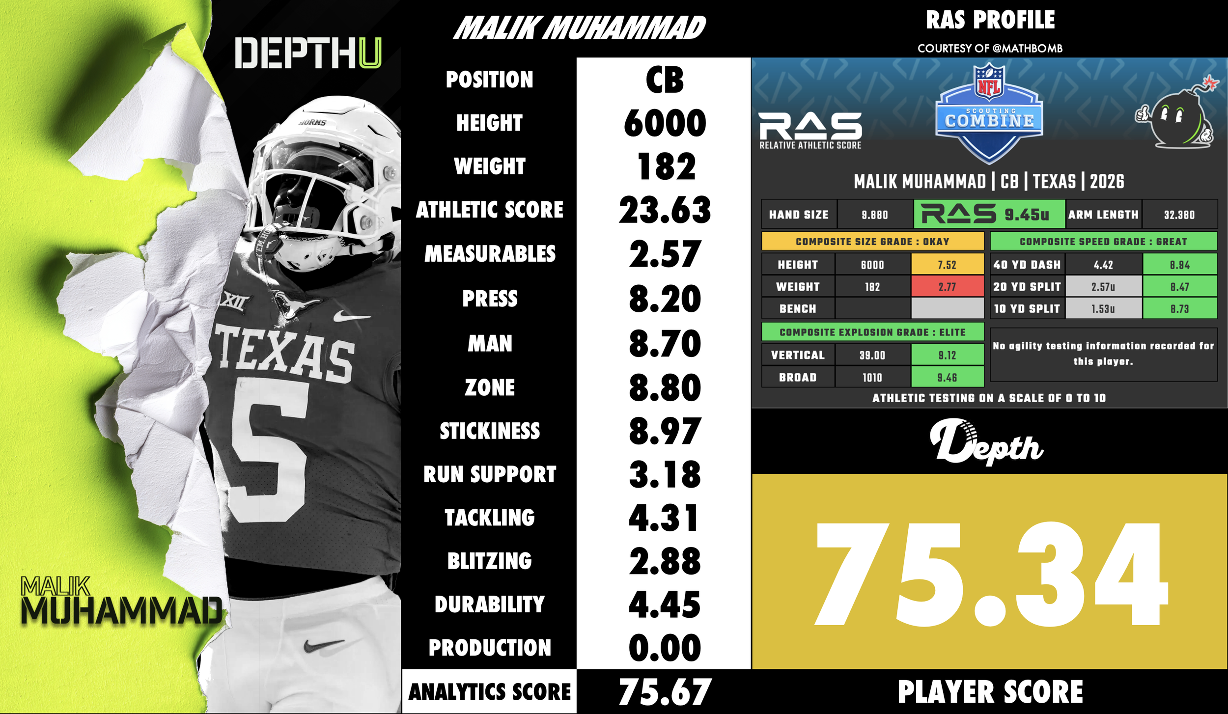 Malik Muhammad Player Profile