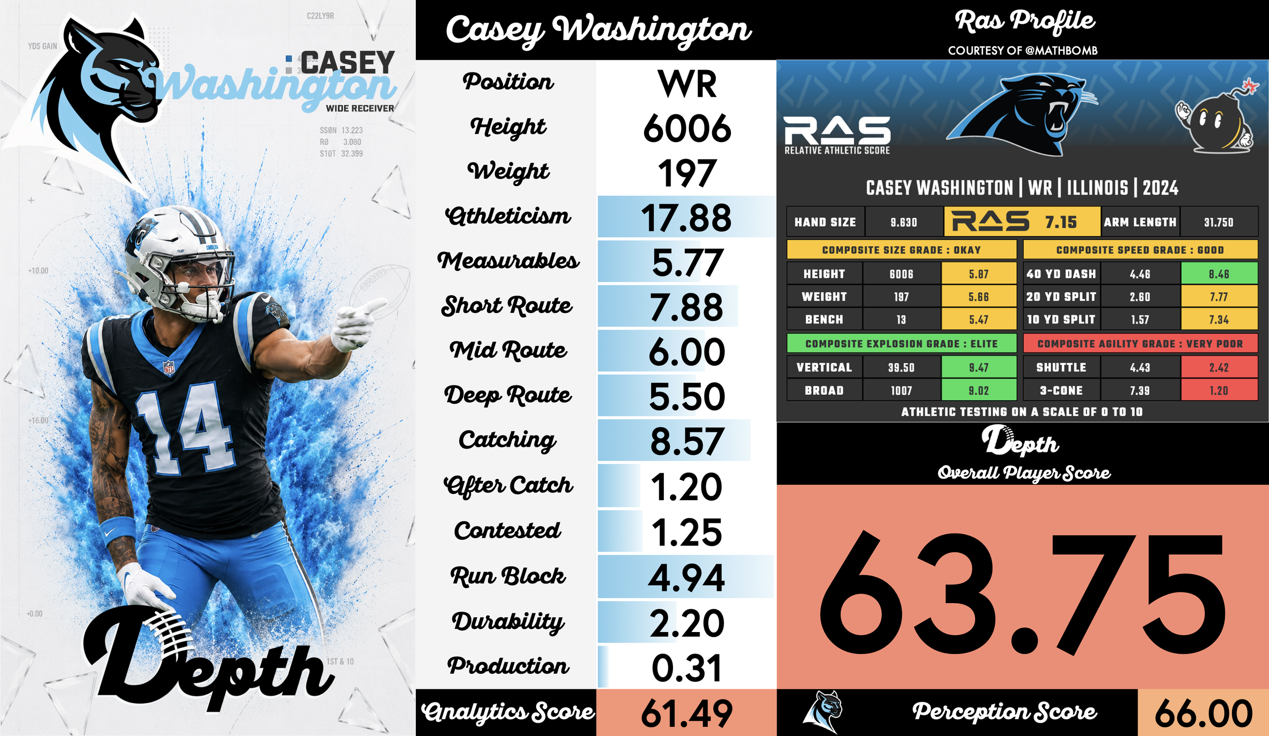 Casey Washington Player Profile
