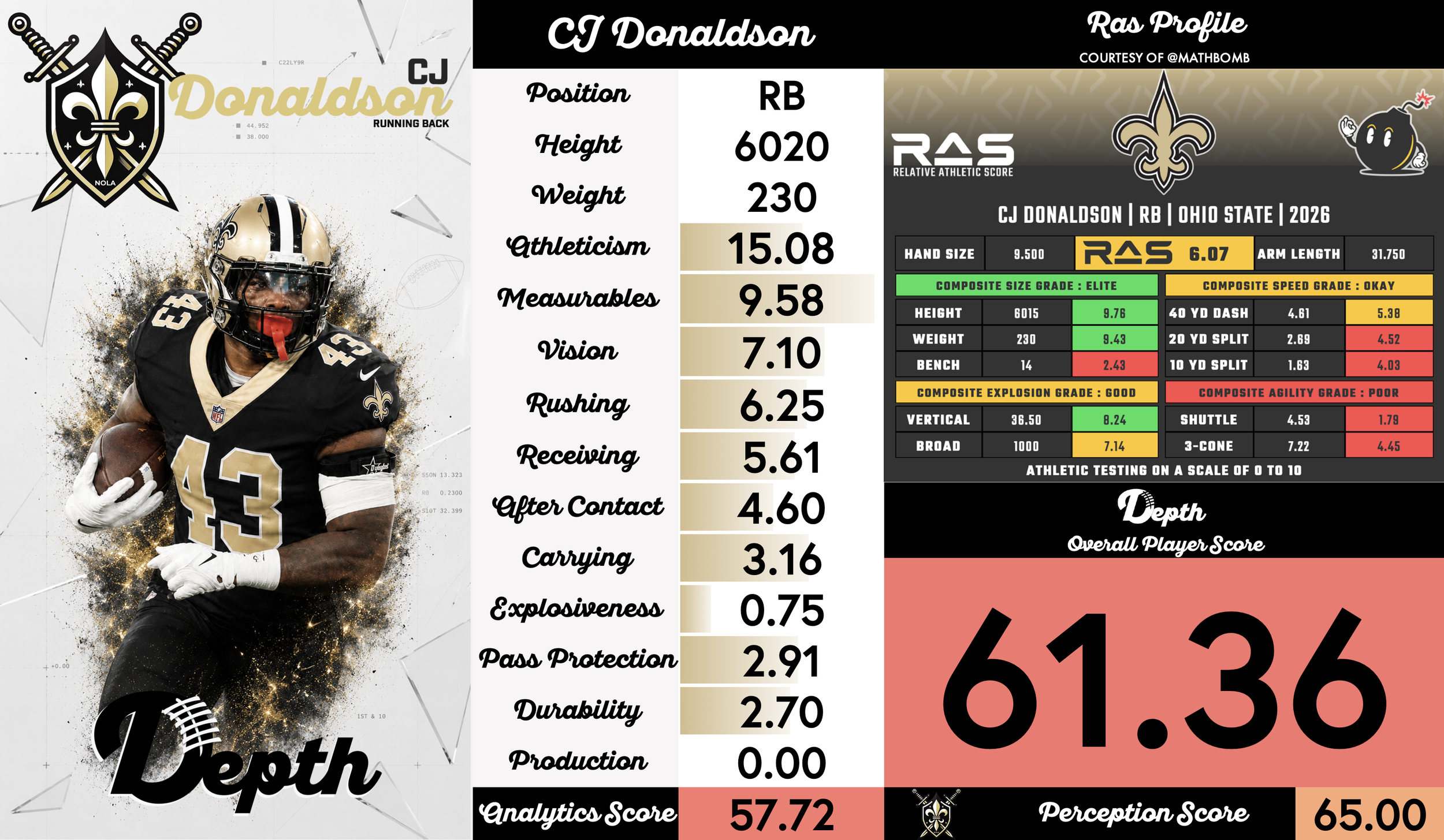 CJ Donaldson Player Profile