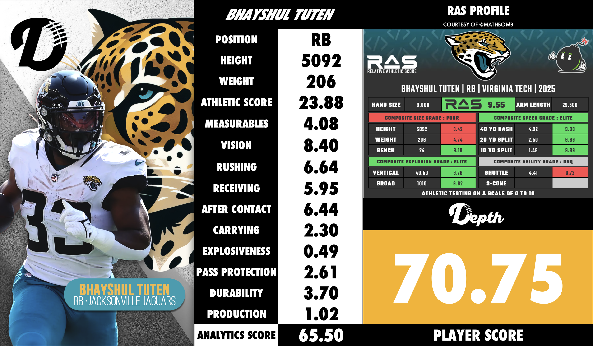 Bhayshul Tuten Player Profile