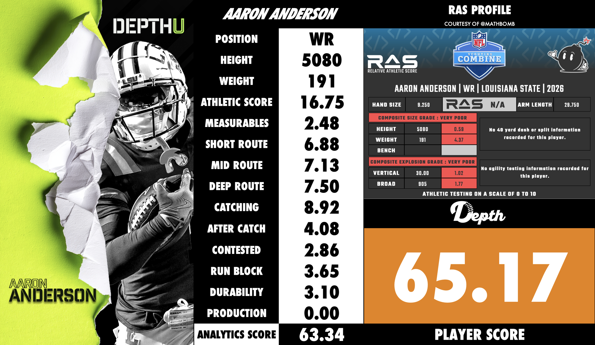 Aaron Anderson Player Profile